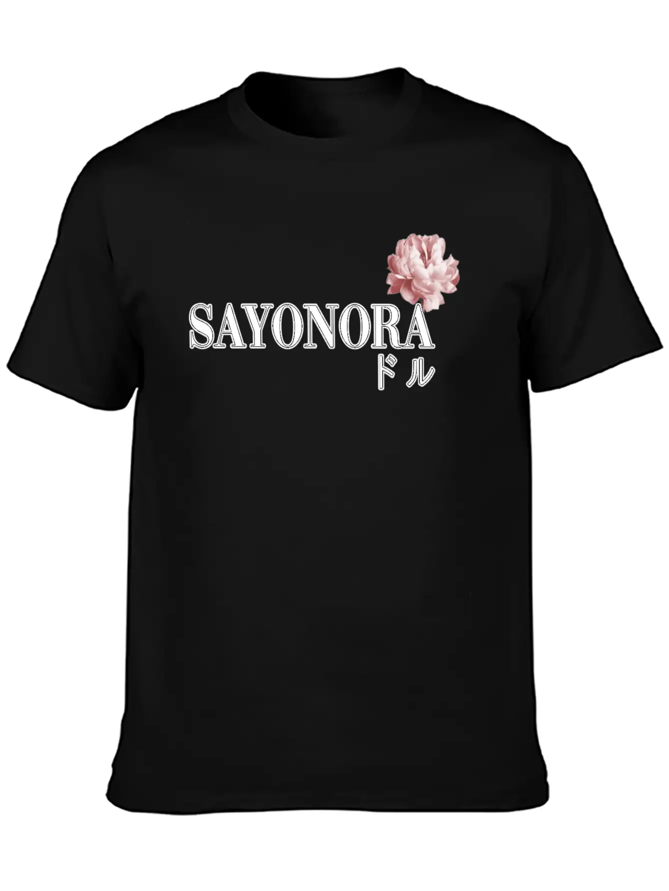 SAYONARA Lightweight Cotton T-Shirt – Daily Comfort Graphic Shirt