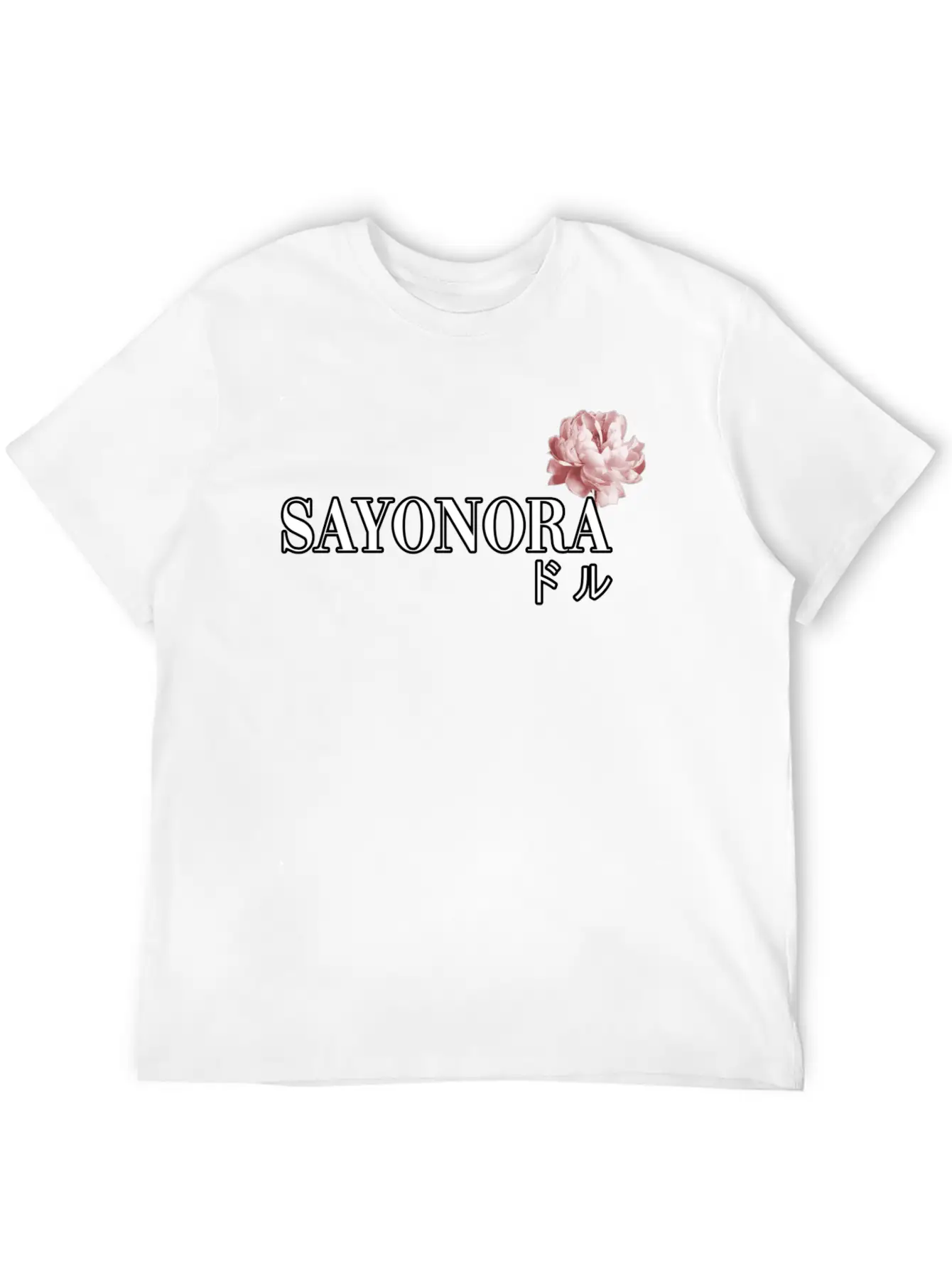SAYONARA Lightweight Cotton T-Shirt – Daily Comfort Graphic Shirt