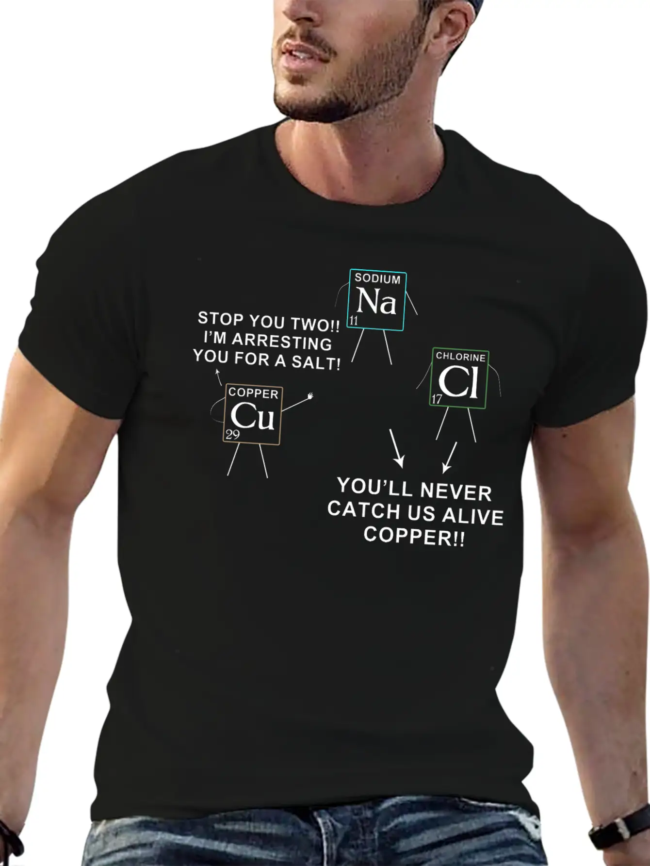 Science Lightweight Cotton T-Shirt – Daily Comfort Graphic Shirt