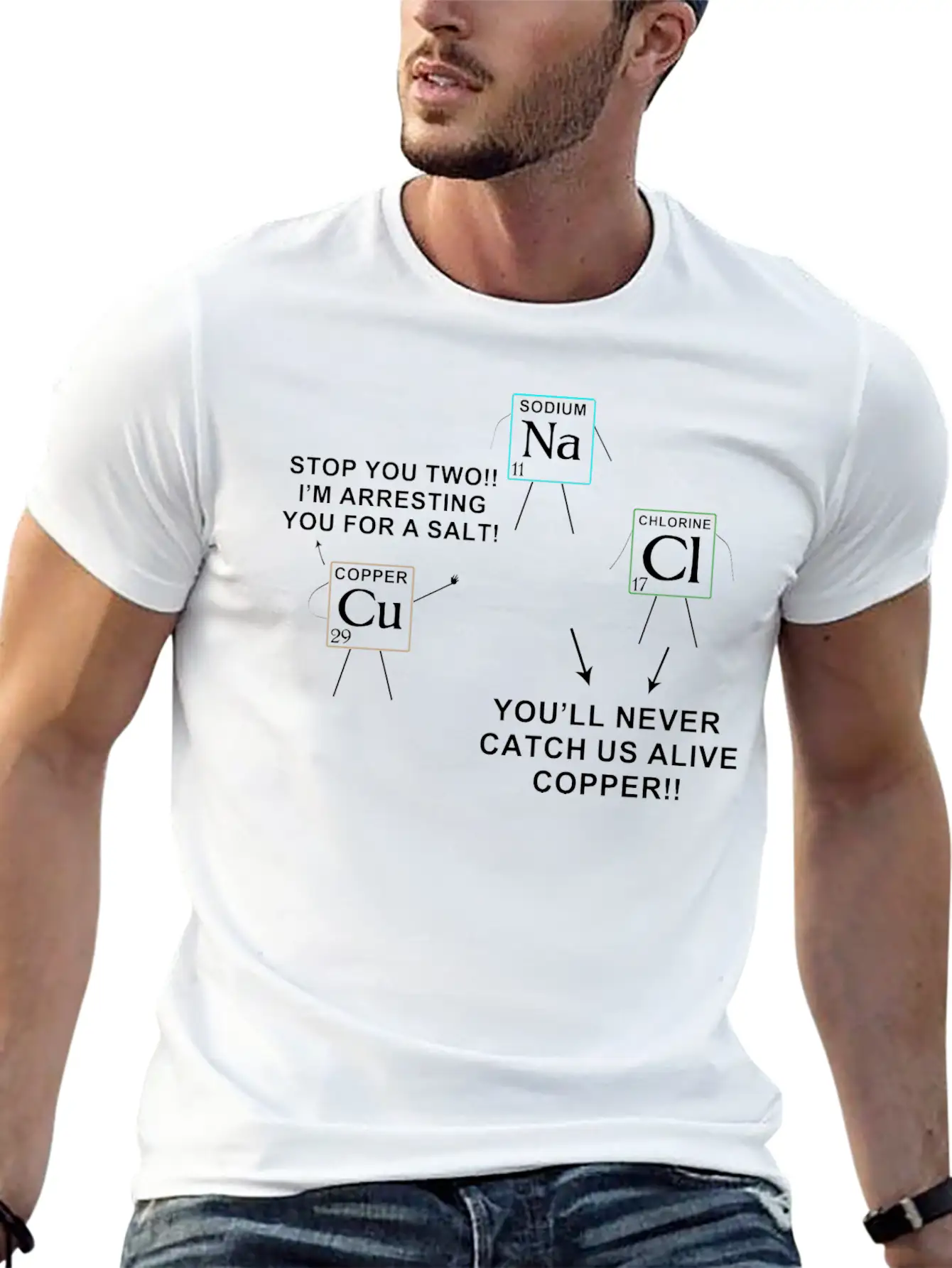 Science Lightweight Cotton T-Shirt – Daily Comfort Graphic Shirt
