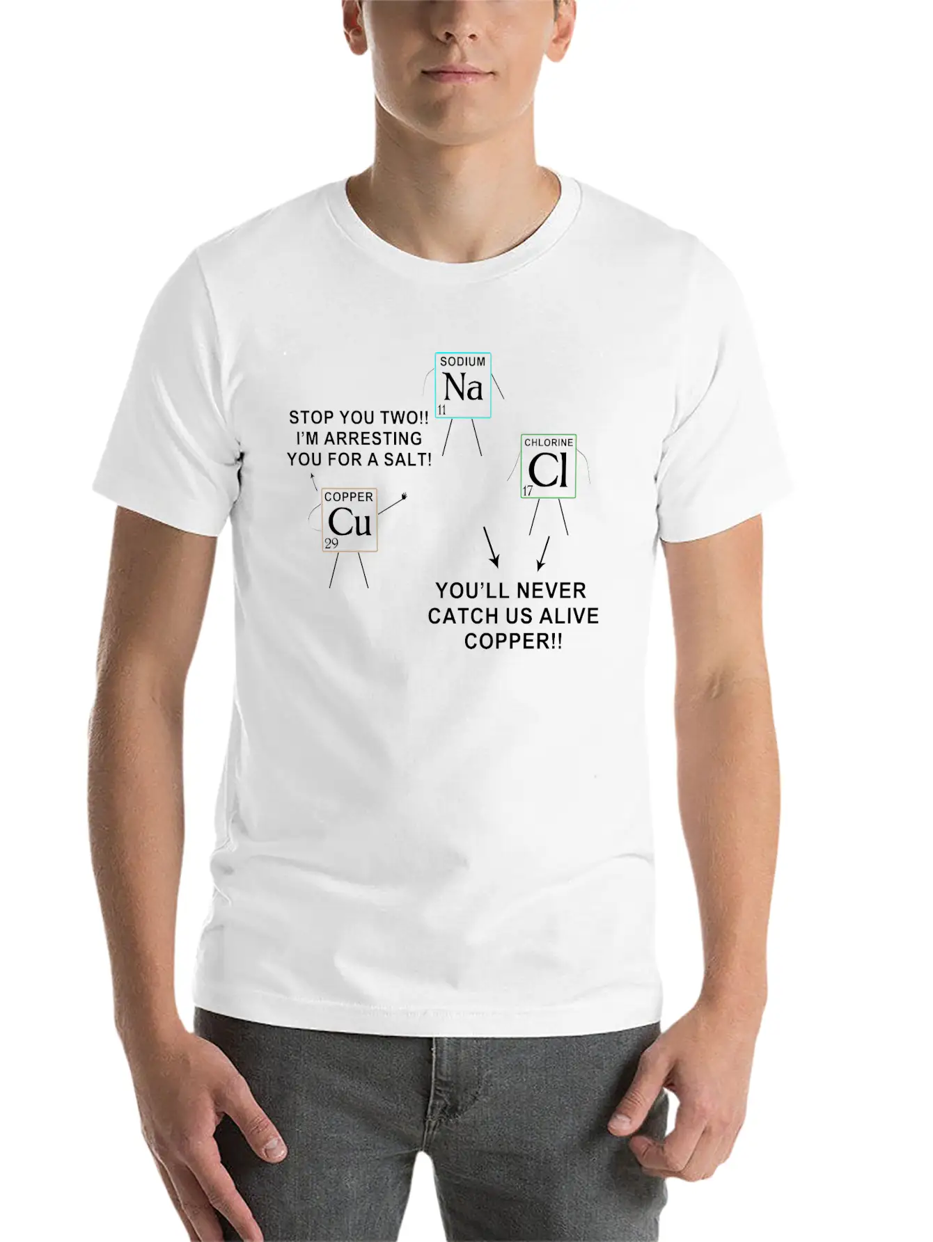 Science Lightweight Cotton T-Shirt – Daily Comfort Graphic Shirt