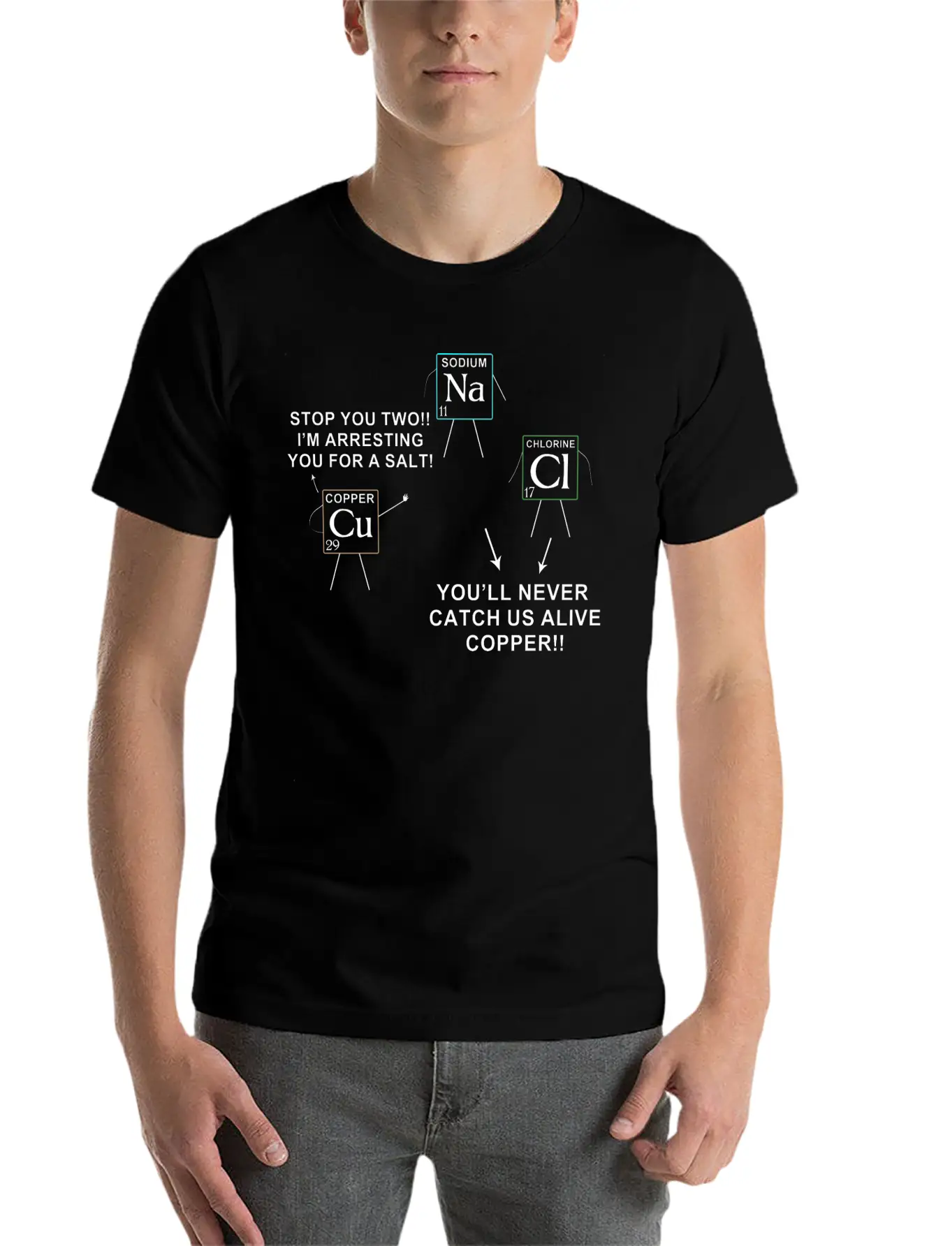 Science Lightweight Cotton T-Shirt – Daily Comfort Graphic Shirt
