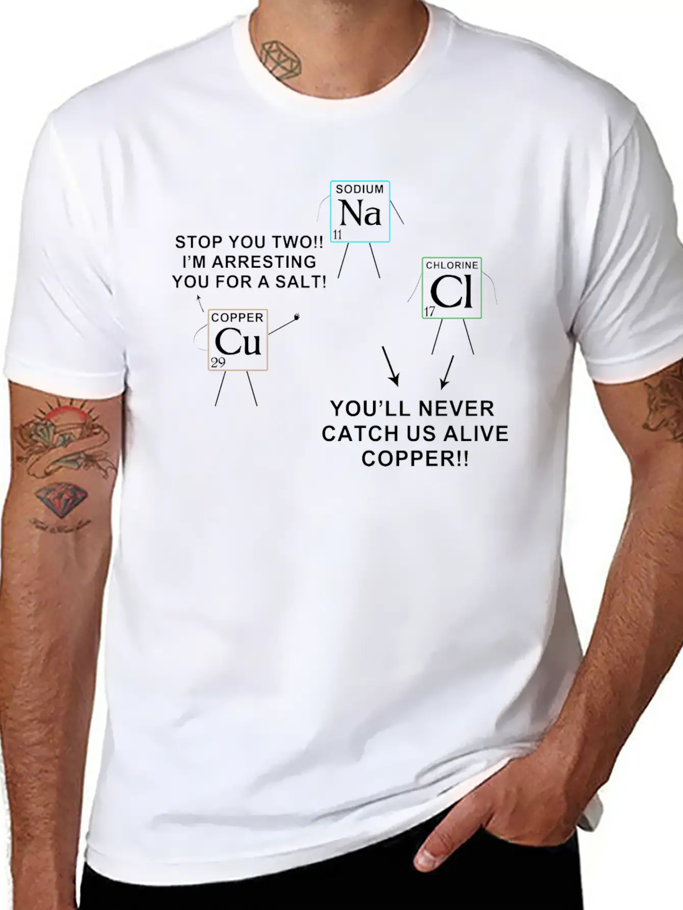 Science Lightweight Cotton T-Shirt – Daily Comfort Graphic Shirt