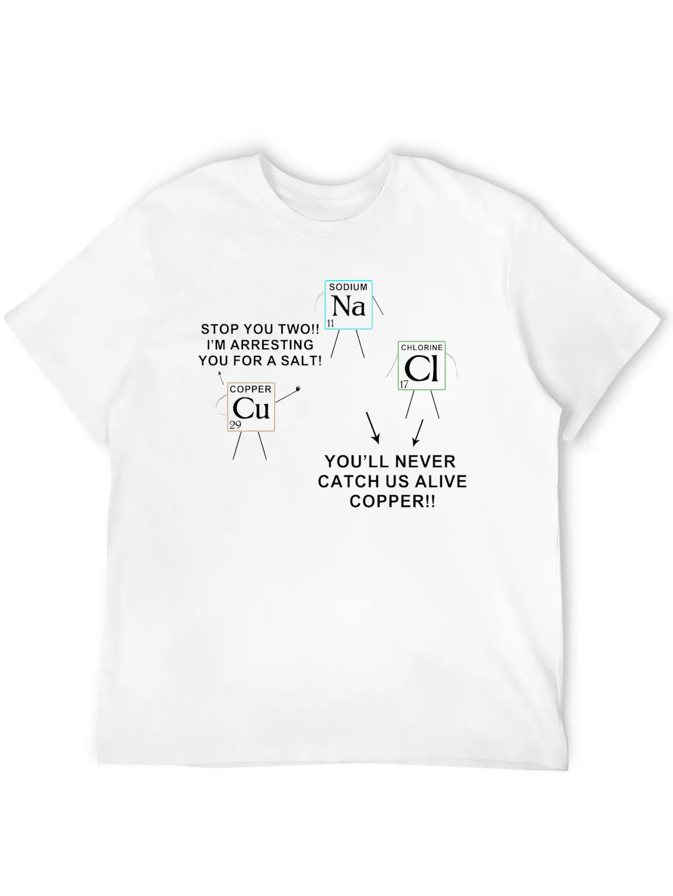 Science Lightweight Cotton T-Shirt – Daily Comfort Graphic Shirt