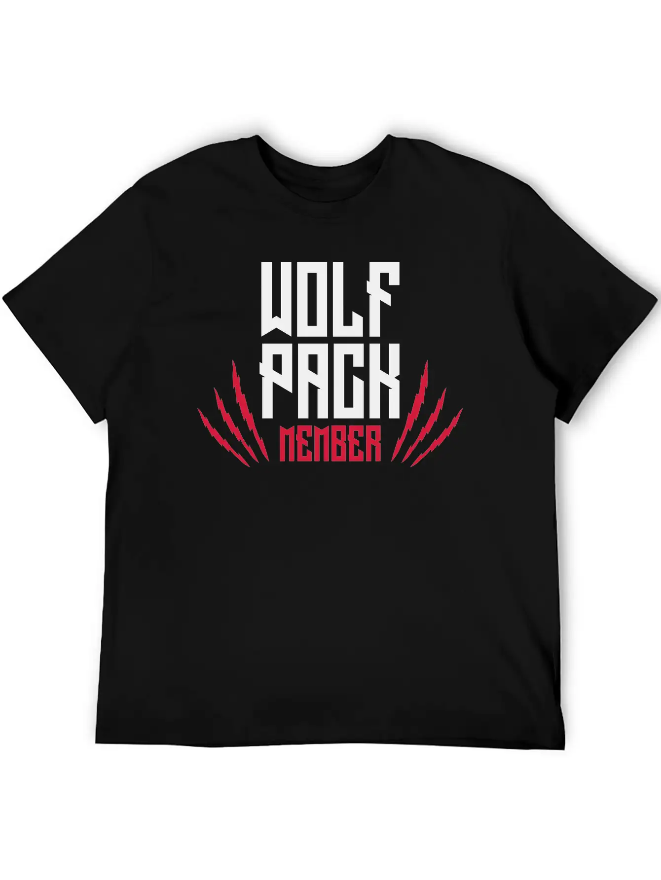 Scratch Wolf Pack Lightweight Cotton T-Shirt – Daily Comfort Graphic Shirt