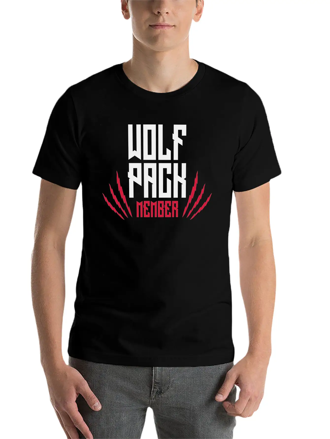 Scratch Wolf Pack Lightweight Cotton T-Shirt – Daily Comfort Graphic Shirt