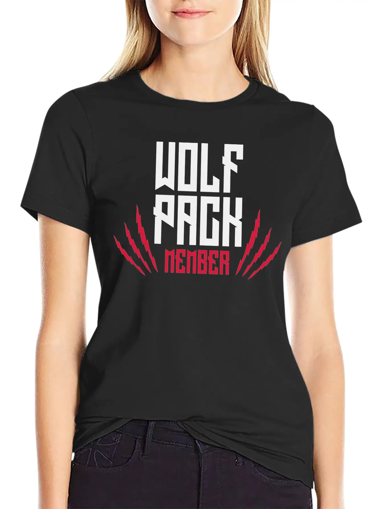Scratch Wolf Pack Lightweight Cotton T-Shirt – Daily Comfort Graphic Shirt