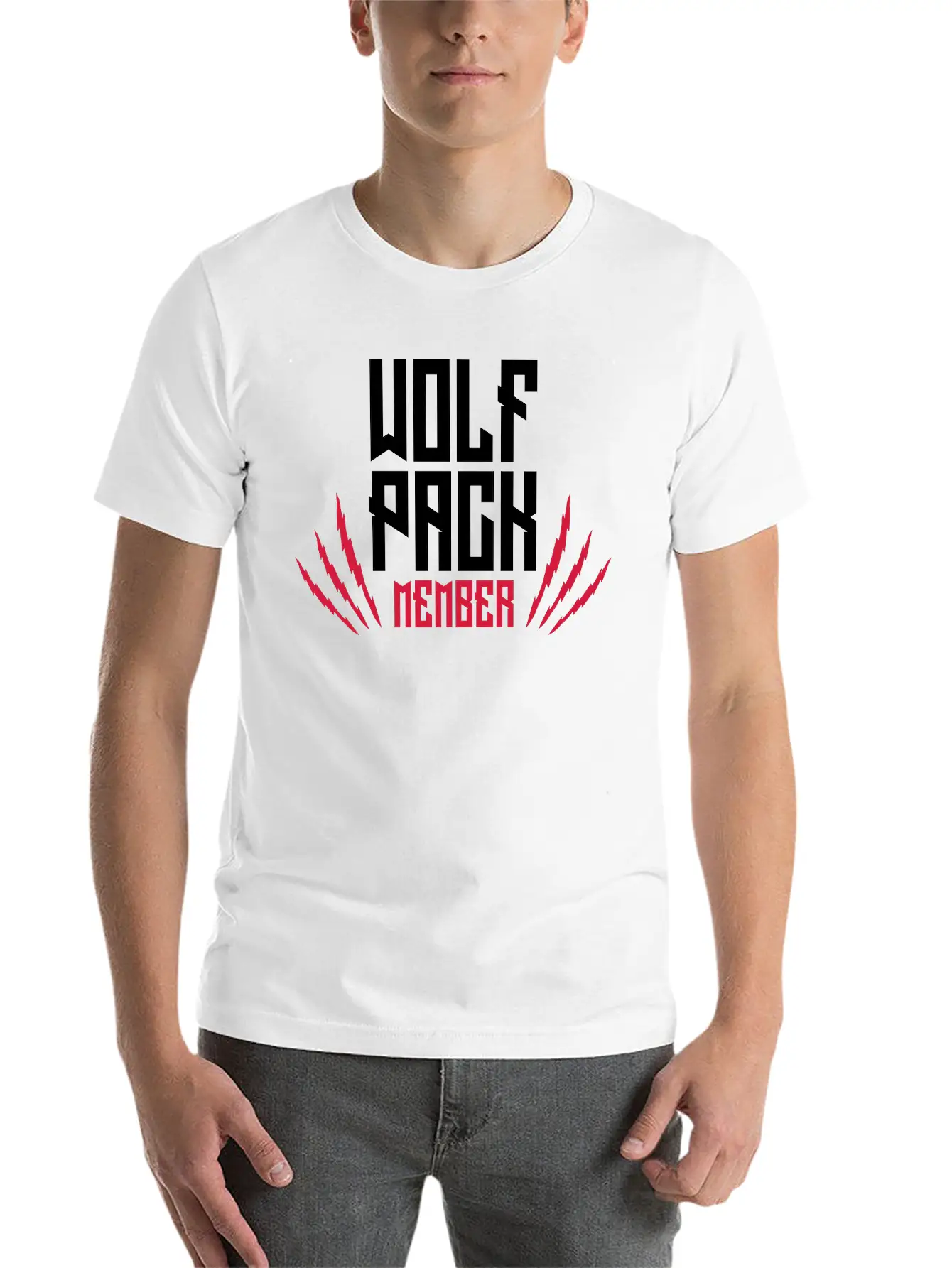 Scratch Wolf Pack Lightweight Cotton T-Shirt – Daily Comfort Graphic Shirt