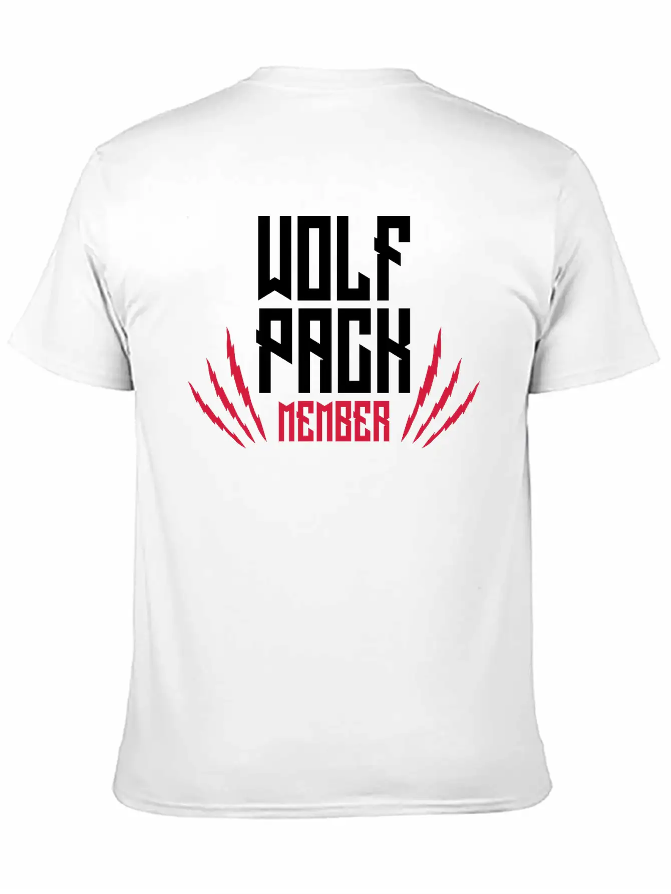 Scratch Wolf Pack Lightweight Cotton T-Shirt – Daily Comfort Graphic Shirt