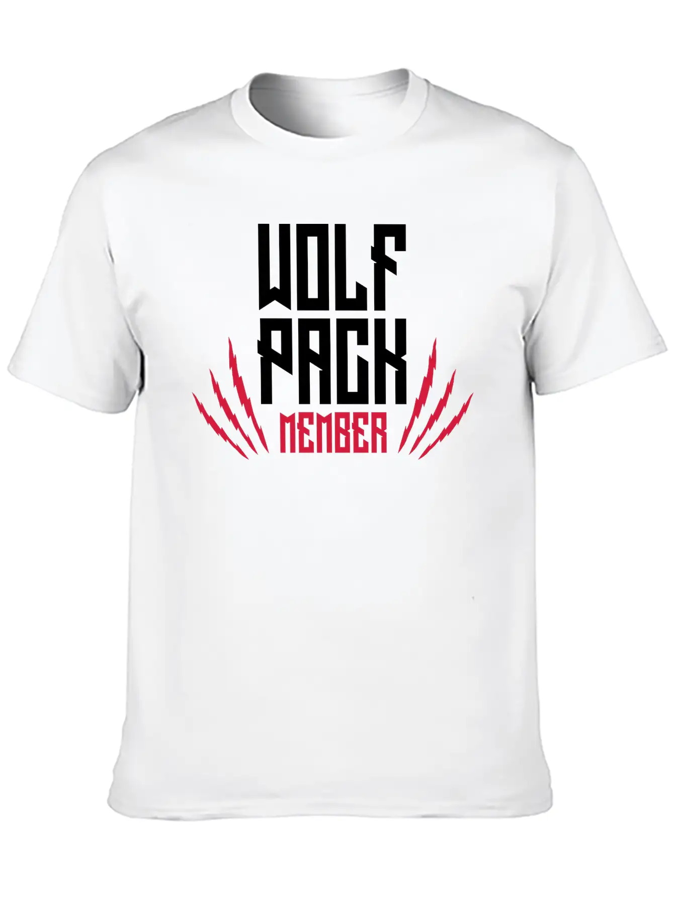 Scratch Wolf Pack Lightweight Cotton T-Shirt – Daily Comfort Graphic Shirt