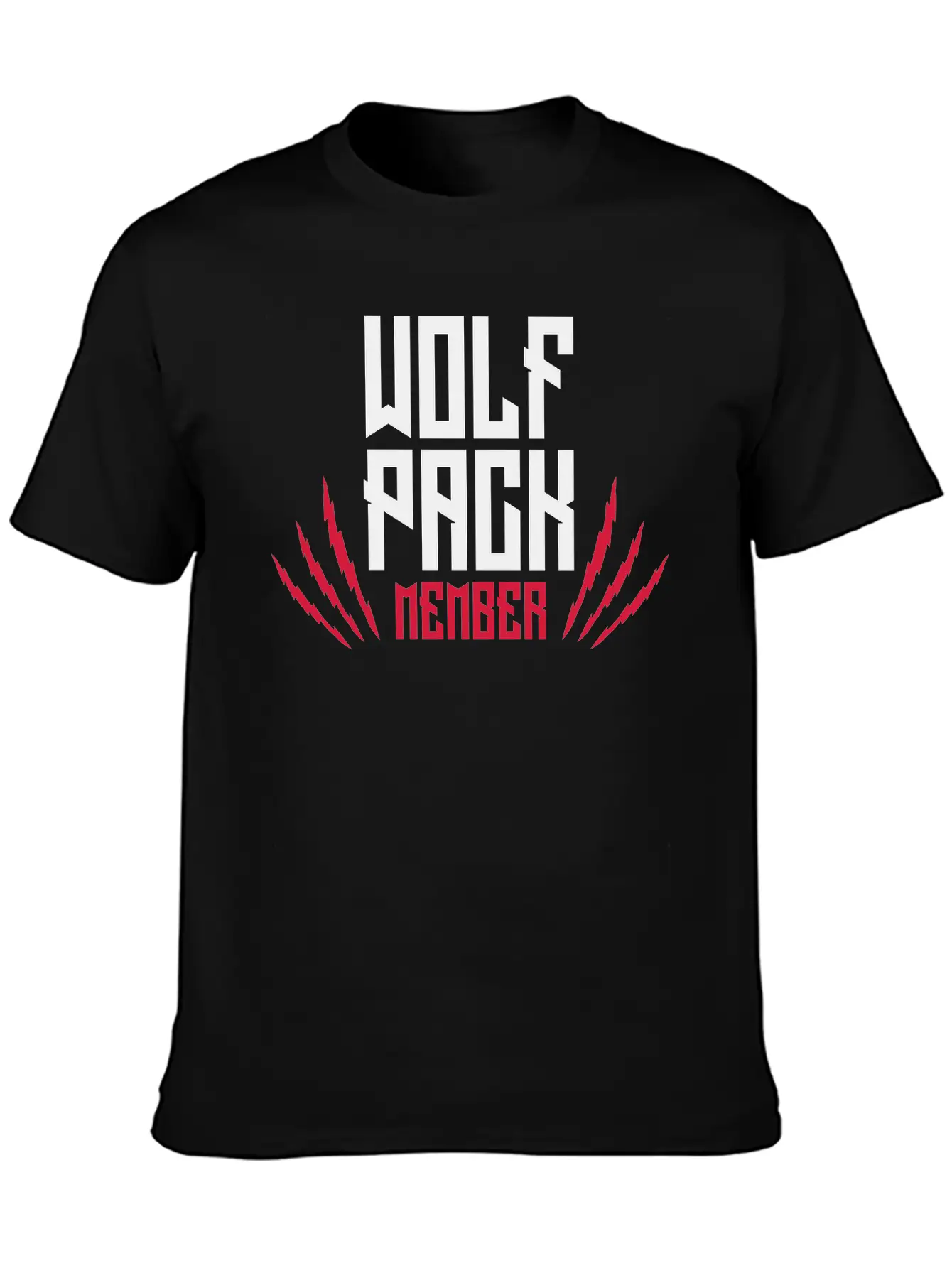 Scratch Wolf Pack Lightweight Cotton T-Shirt – Daily Comfort Graphic Shirt
