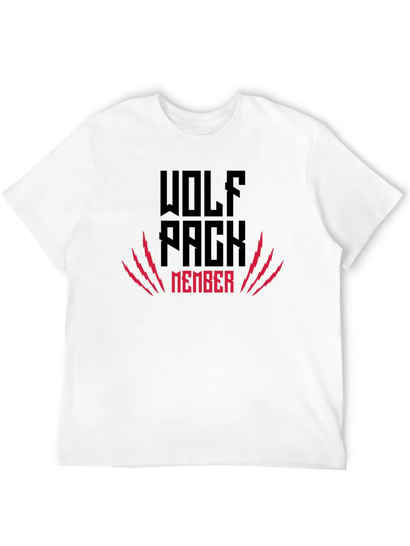 Scratch Wolf Pack Lightweight Cotton T-Shirt – Daily Comfort Graphic Shirt