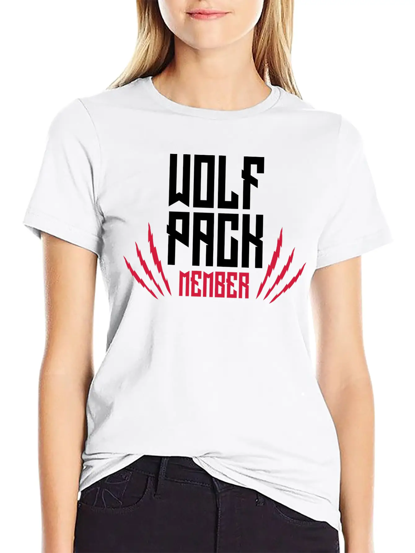 Scratch Wolf Pack Lightweight Cotton T-Shirt – Daily Comfort Graphic Shirt