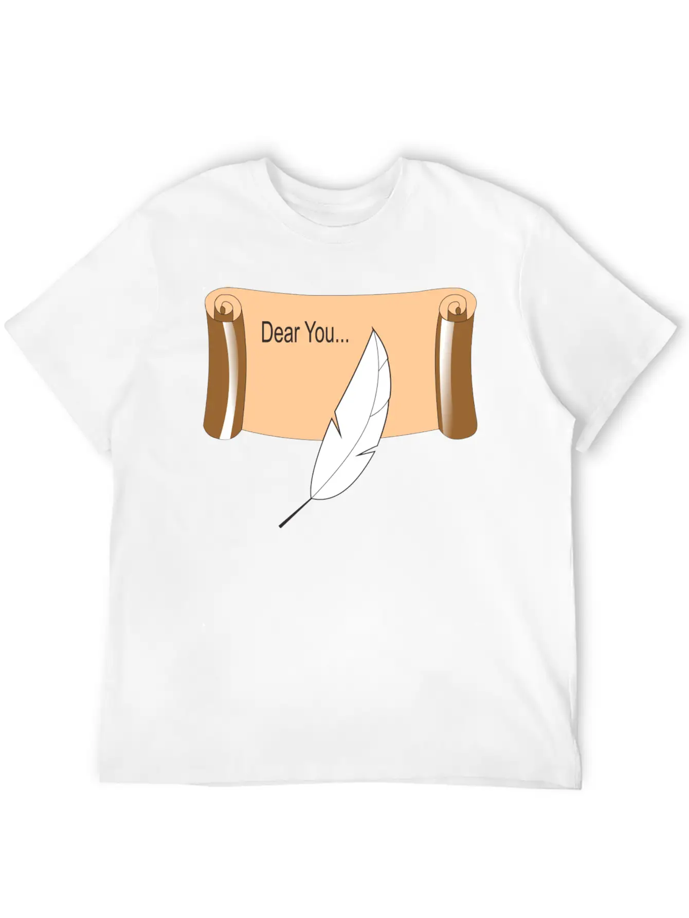 Scroll Lightweight Cotton T-Shirt – Daily Comfort Graphic Shirt