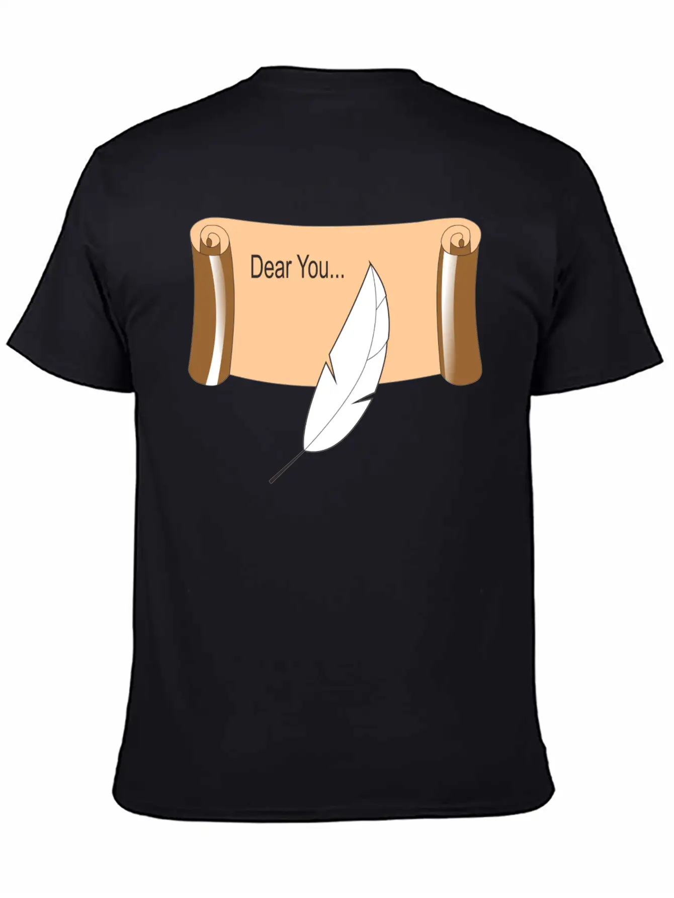 Scroll Lightweight Cotton T-Shirt – Daily Comfort Graphic Shirt