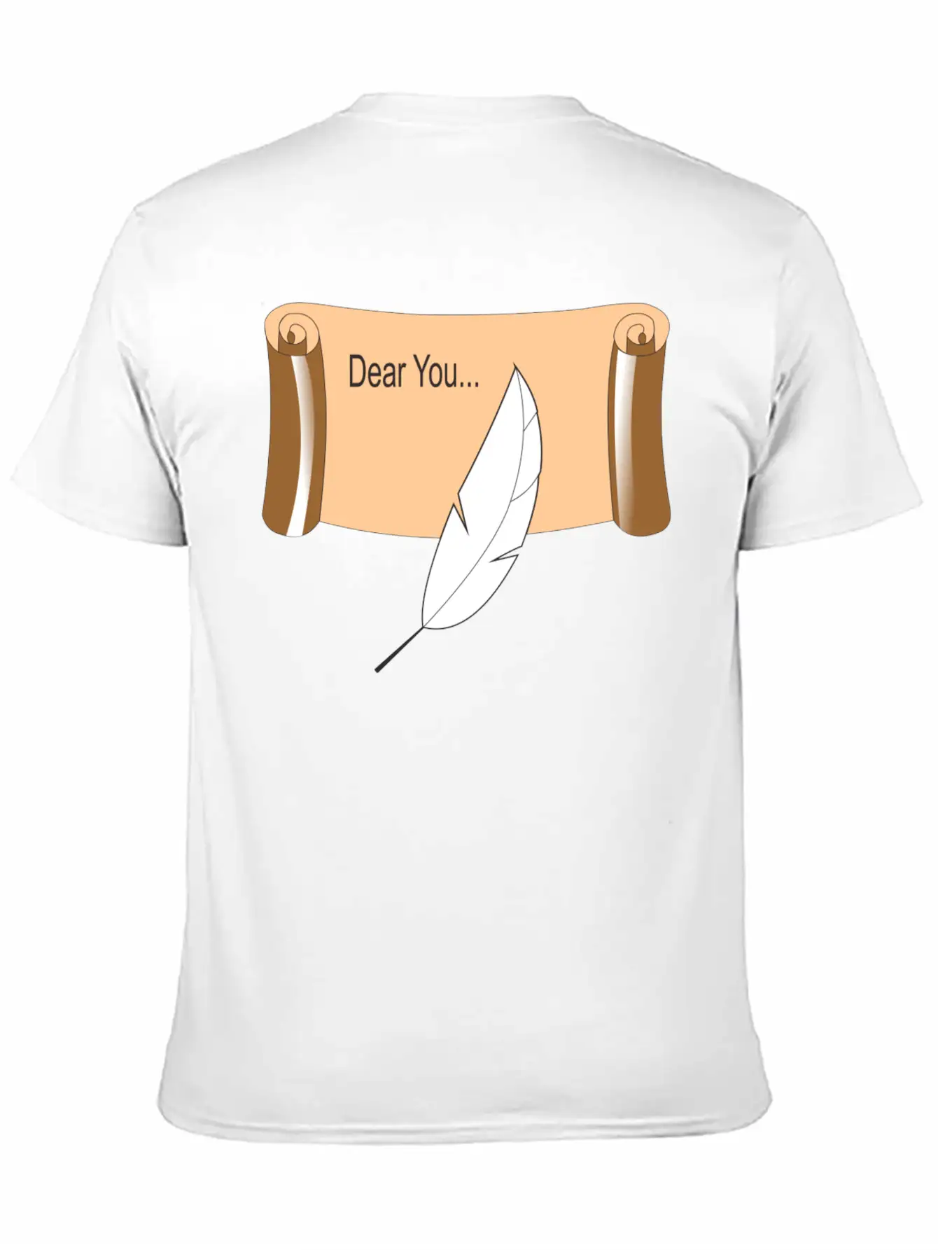 Scroll Lightweight Cotton T-Shirt – Daily Comfort Graphic Shirt