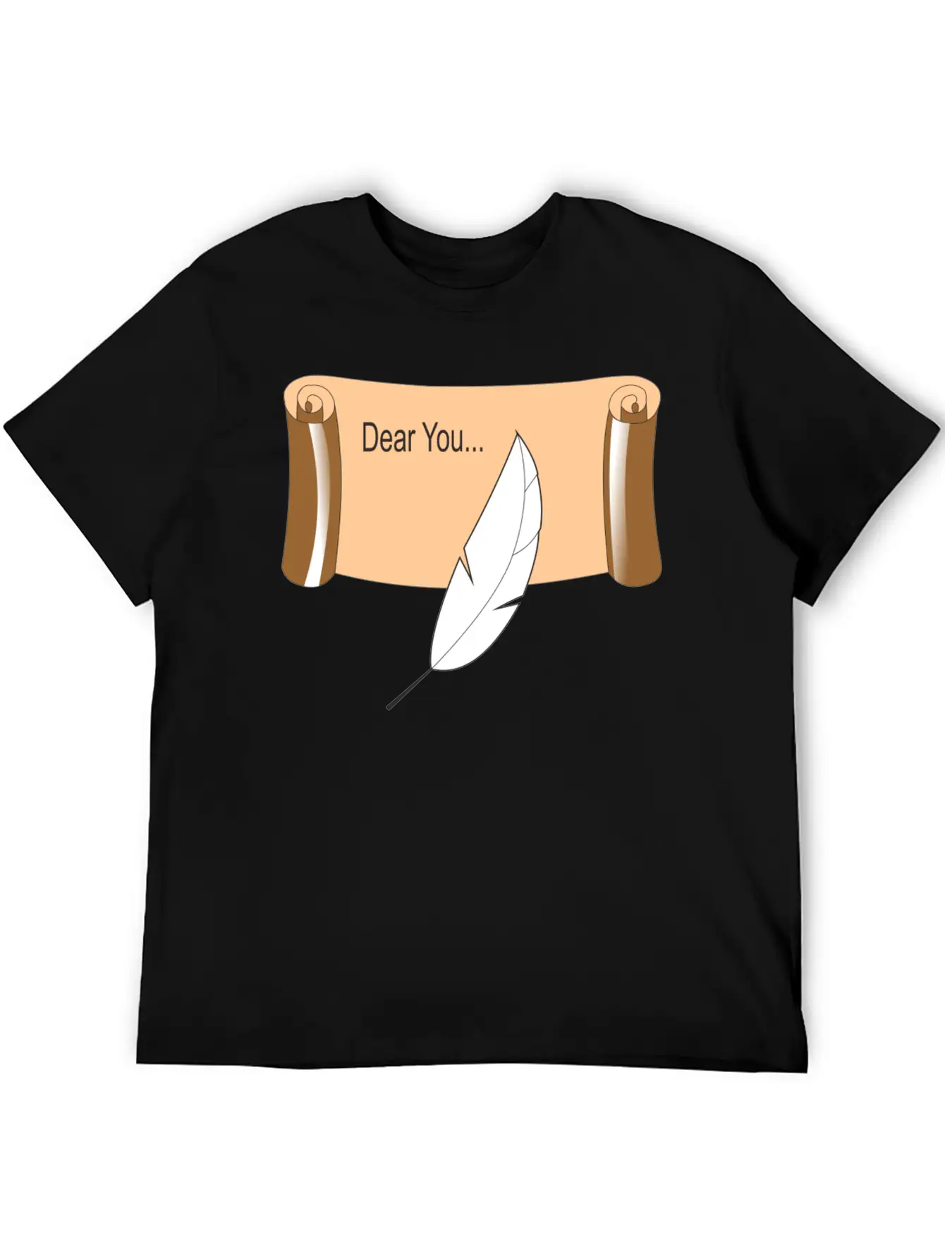 Scroll Lightweight Cotton T-Shirt – Daily Comfort Graphic Shirt