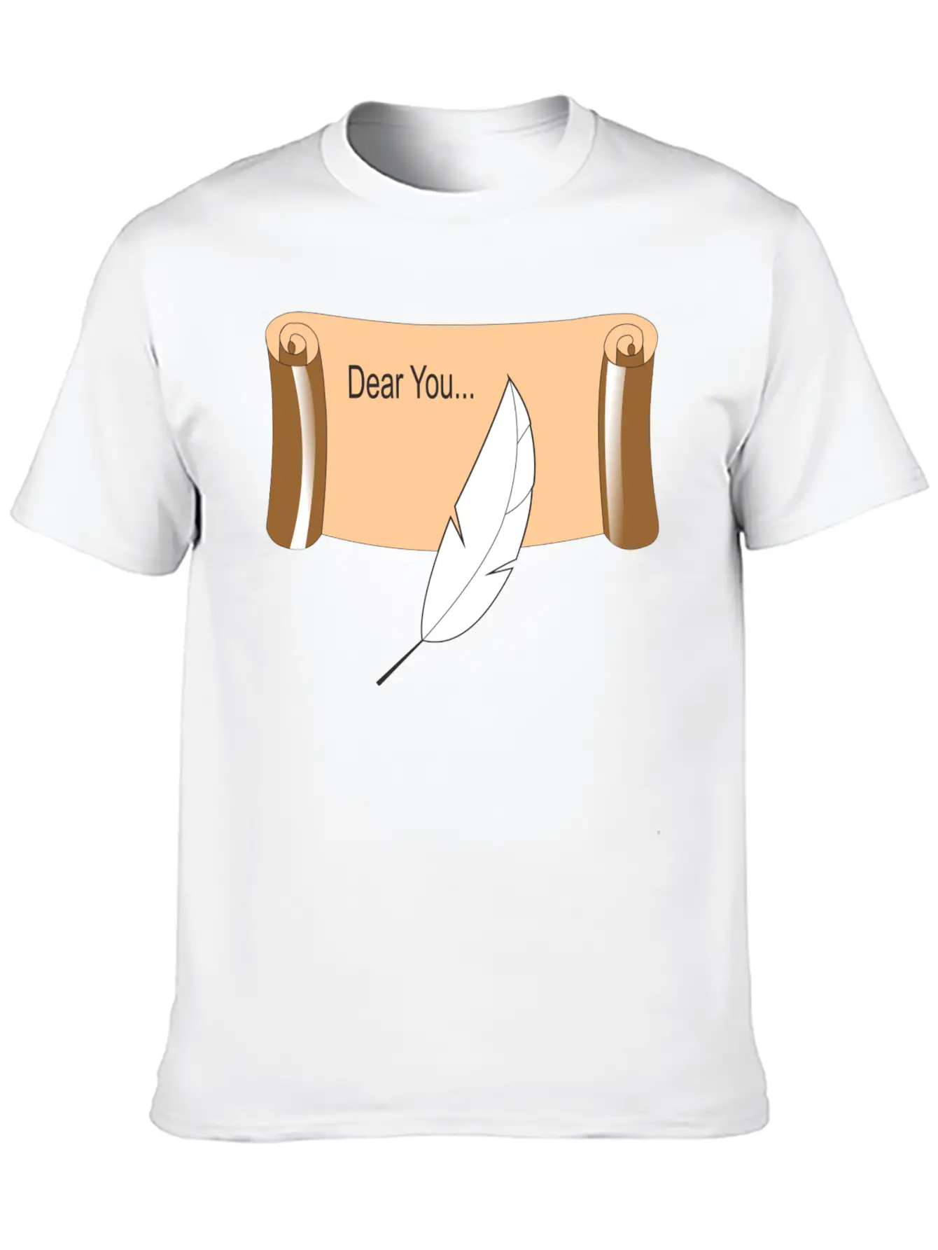 Scroll Lightweight Cotton T-Shirt – Daily Comfort Graphic Shirt