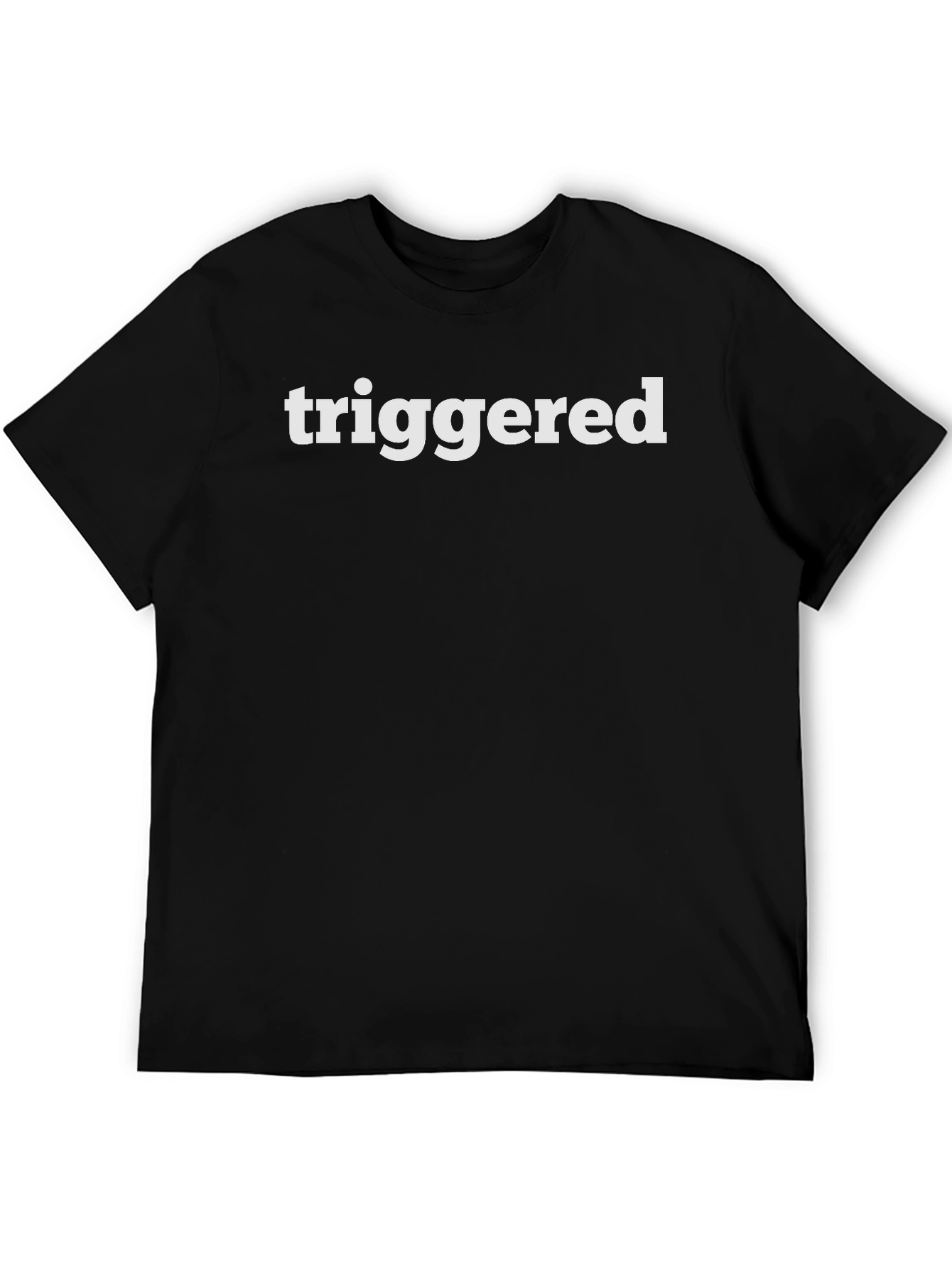 Triggered Graphic Tee - Soft Cotton Crew Neck