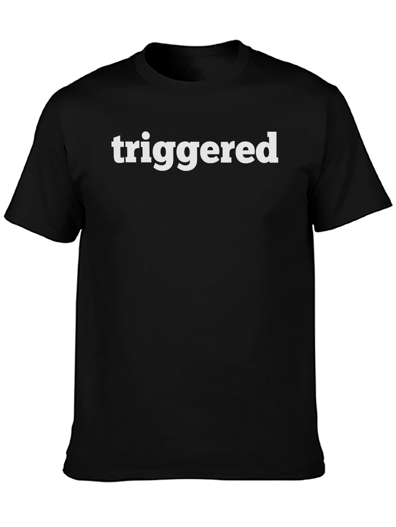 Triggered Graphic Tee - Soft Cotton Crew Neck
