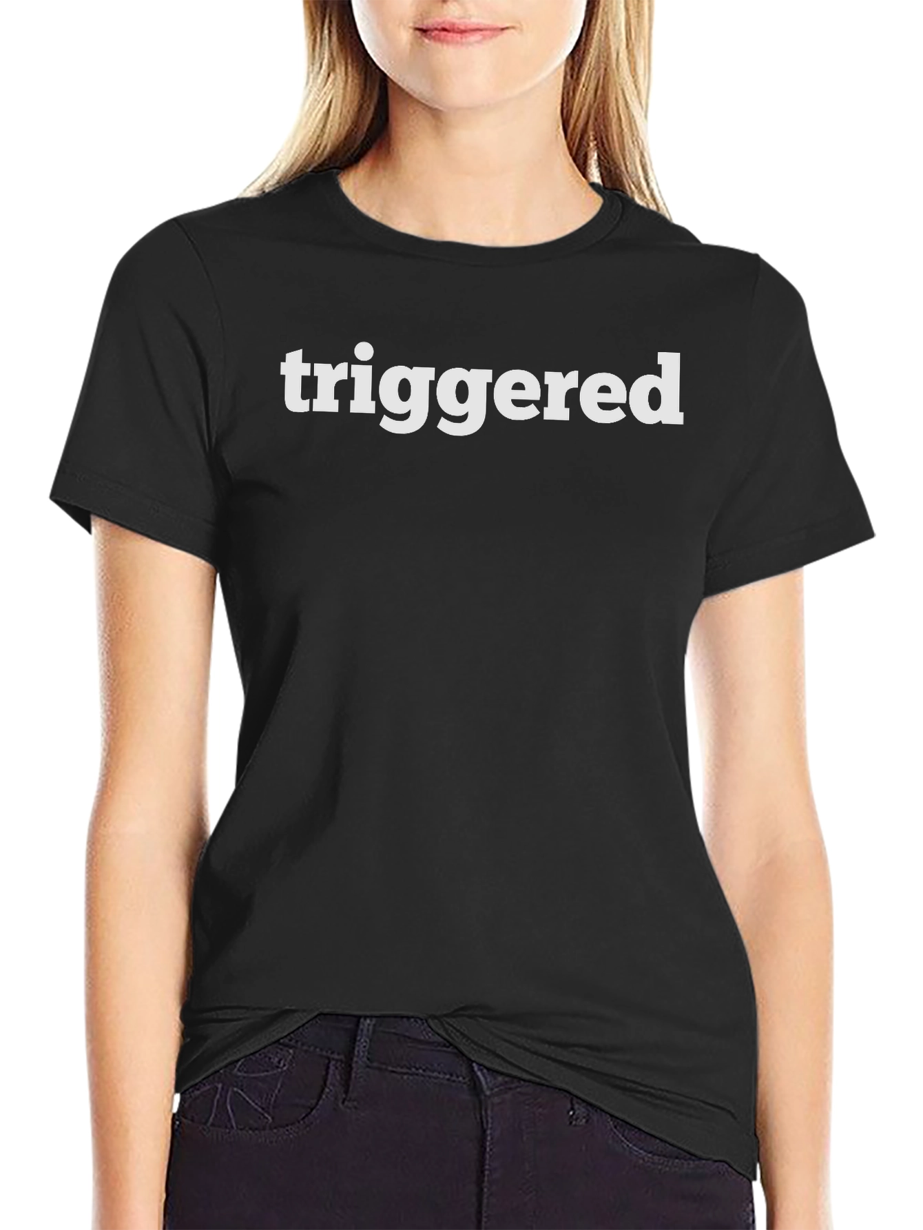 Triggered Graphic Tee - Soft Cotton Crew Neck