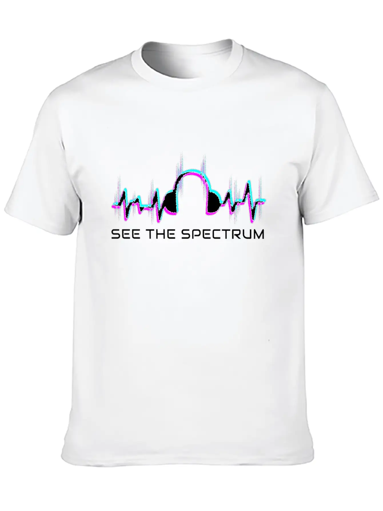 See The Spectrum Radio Lovers Radio Lightweight Cotton T-Shirt – Daily Comfort Graphic Shirt