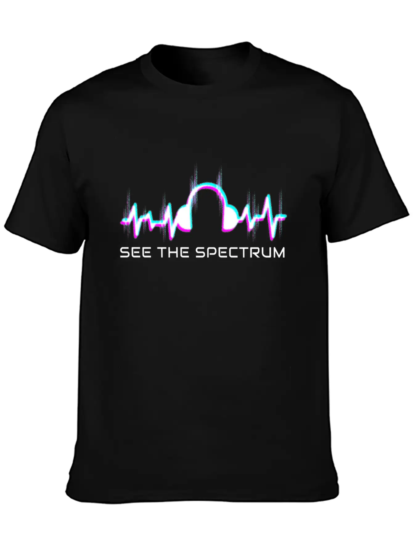 See The Spectrum Radio Lovers Radio Lightweight Cotton T-Shirt – Daily Comfort Graphic Shirt