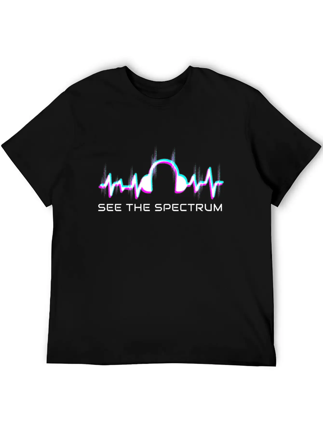 See The Spectrum Radio Lovers Radio Lightweight Cotton T-Shirt – Daily Comfort Graphic Shirt