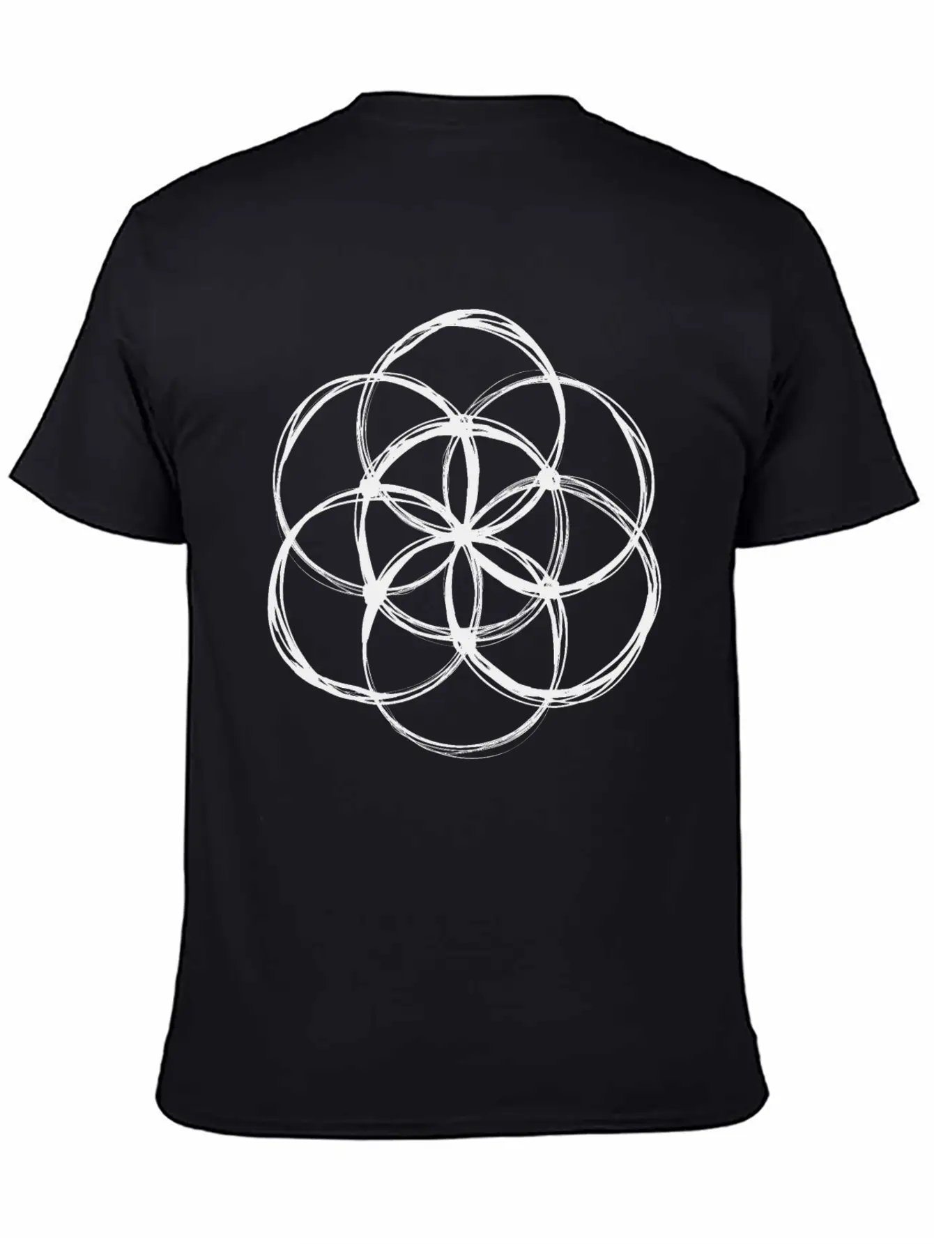 Seed Of Life Lightweight Cotton T-Shirt – Daily Comfort Graphic Shirt