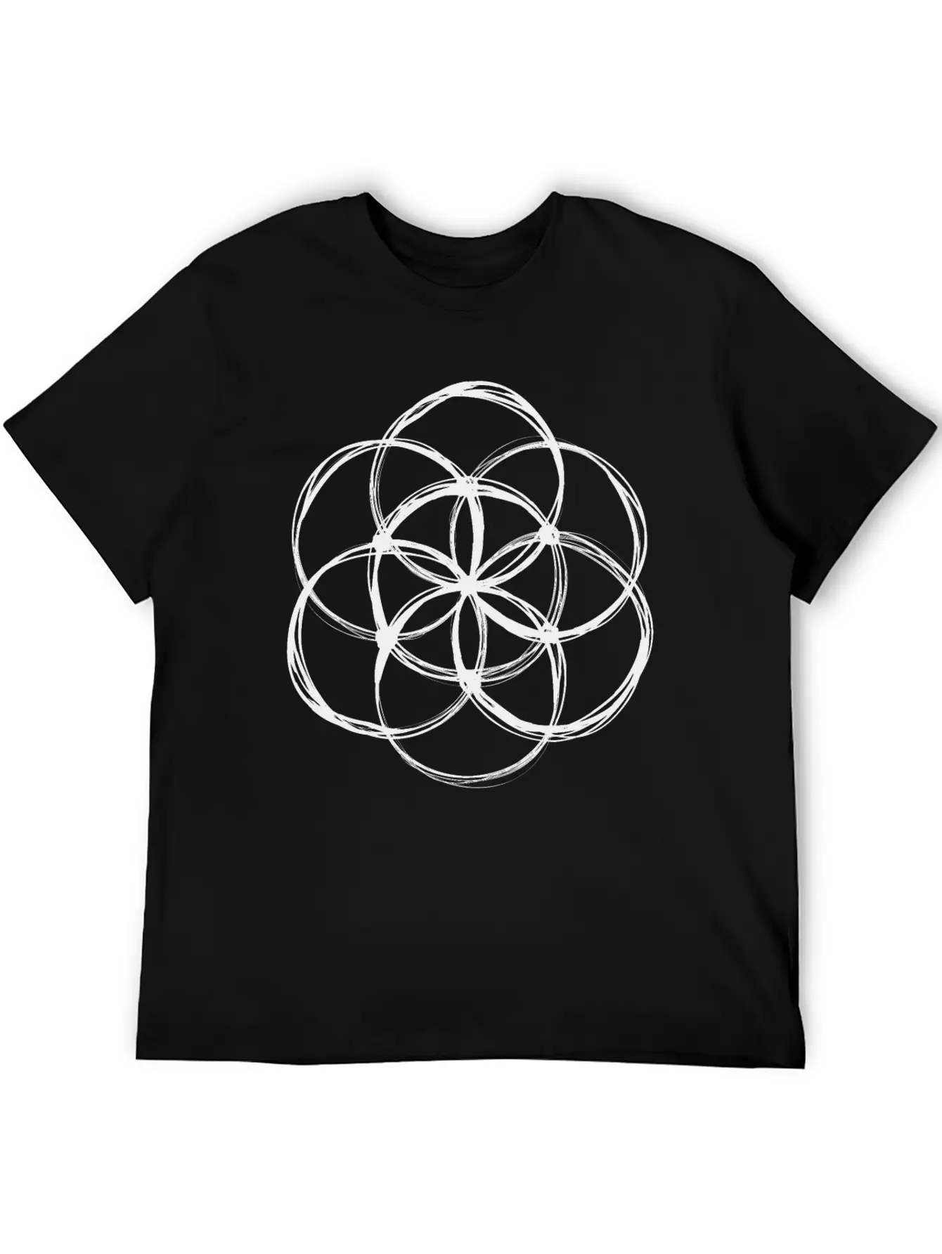 Seed Of Life Lightweight Cotton T-Shirt – Daily Comfort Graphic Shirt