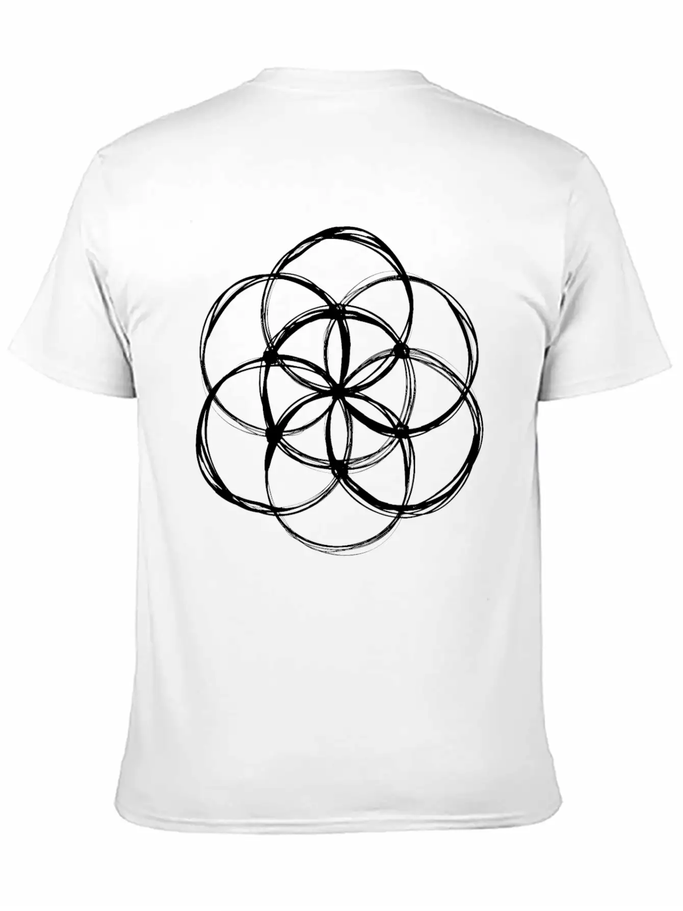 Seed Of Life Lightweight Cotton T-Shirt – Daily Comfort Graphic Shirt