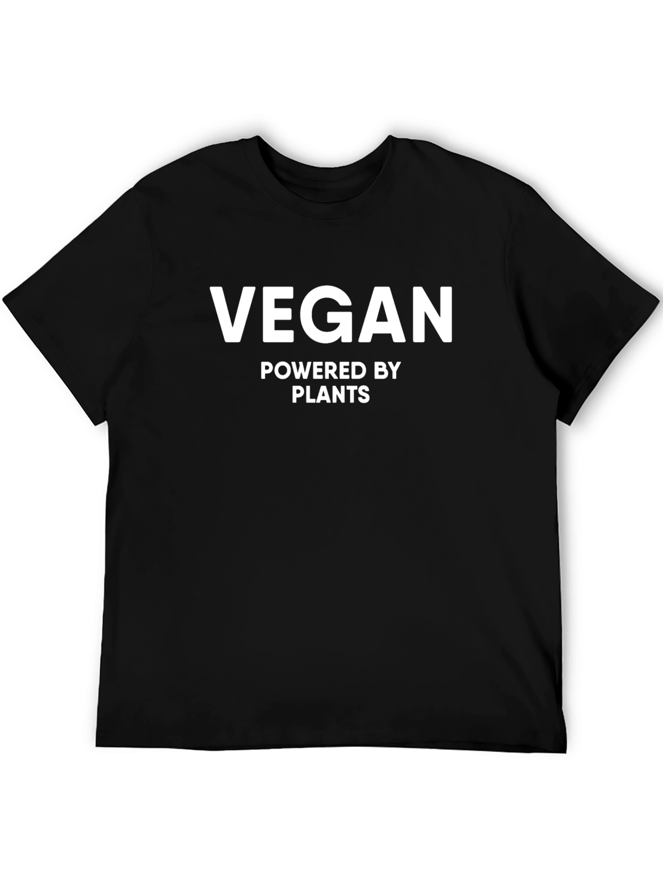 Vegan Powered by Plants Black T-Shirt