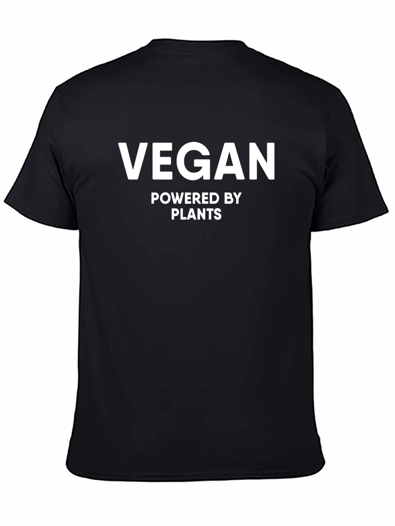 Vegan Powered by Plants Black T-Shirt