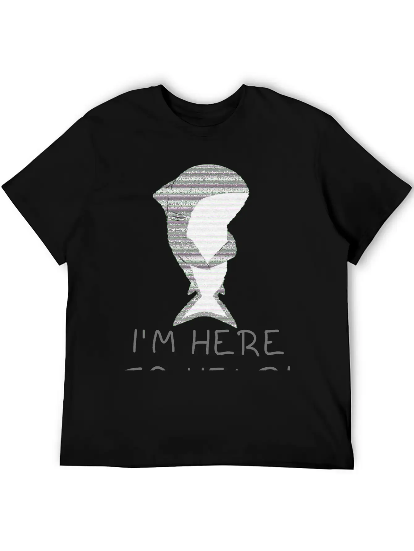 Shark .. Lightweight Cotton T-Shirt – Daily Comfort Graphic Shirt