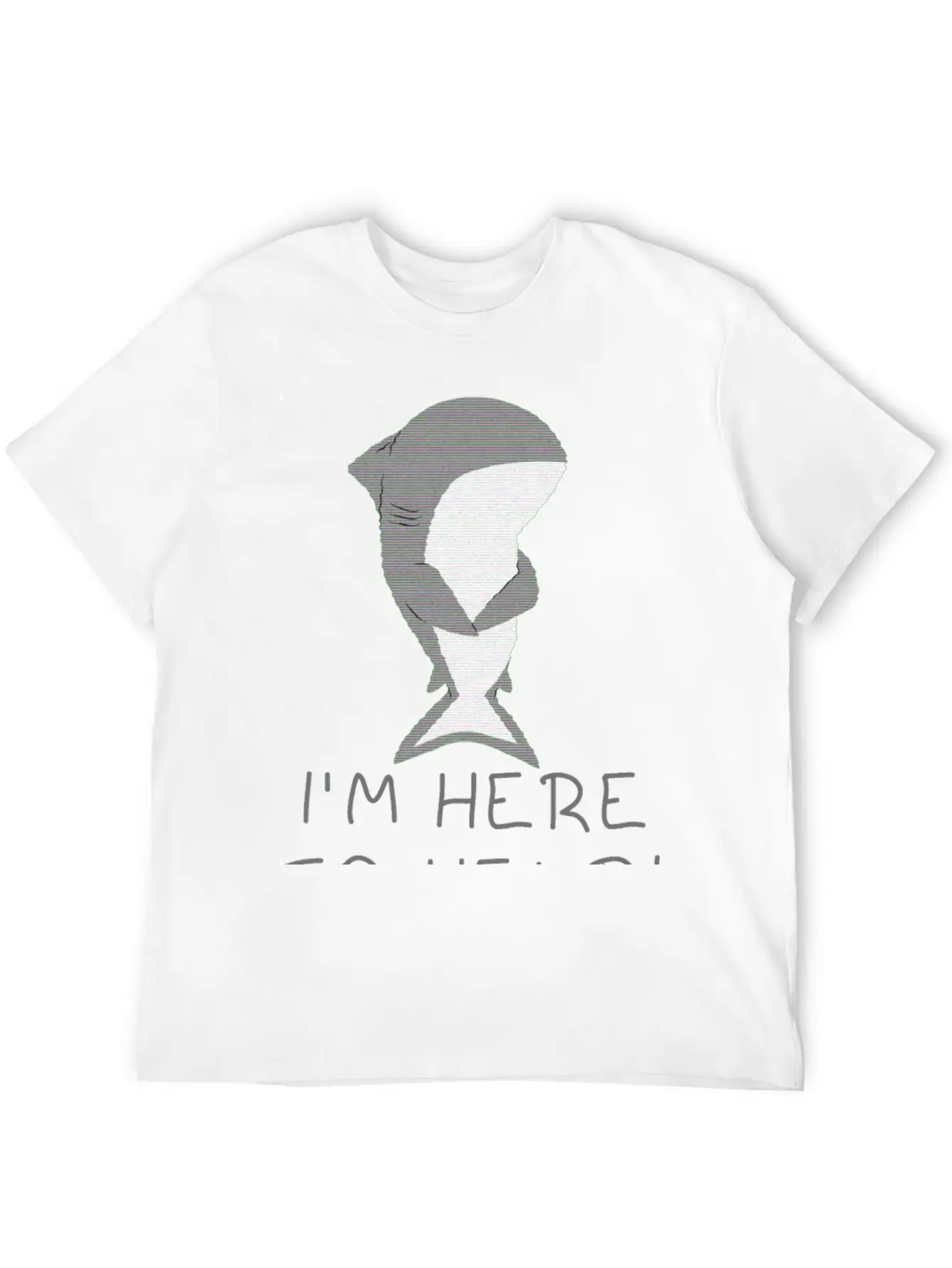 Shark .. Lightweight Cotton T-Shirt – Daily Comfort Graphic Shirt