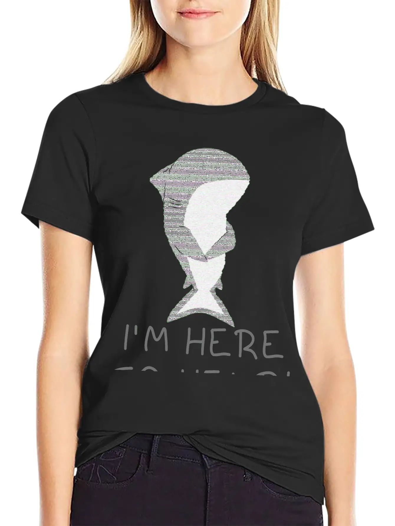 Shark .. Lightweight Cotton T-Shirt – Daily Comfort Graphic Shirt