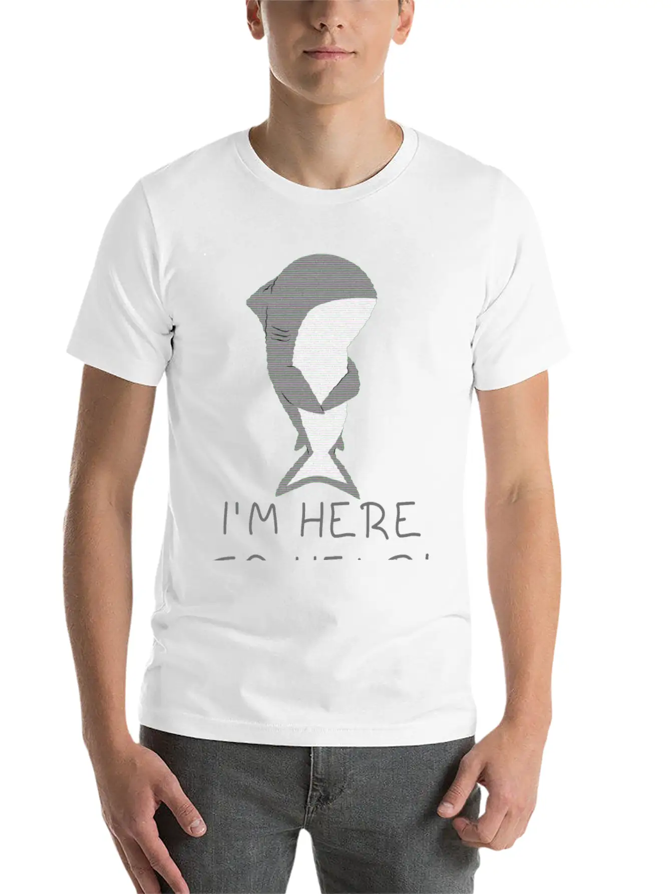 Shark .. Lightweight Cotton T-Shirt – Daily Comfort Graphic Shirt