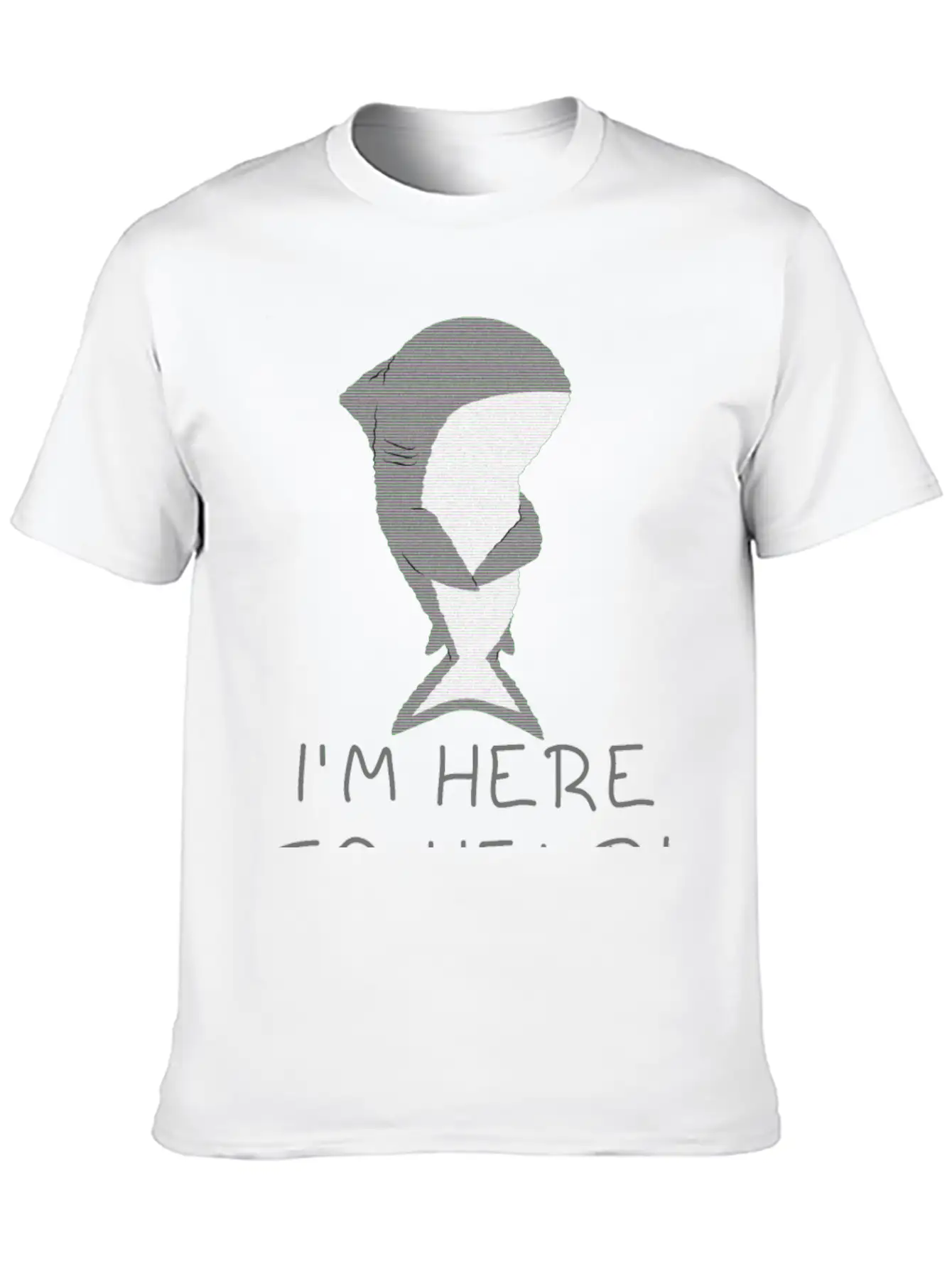 Shark .. Lightweight Cotton T-Shirt – Daily Comfort Graphic Shirt