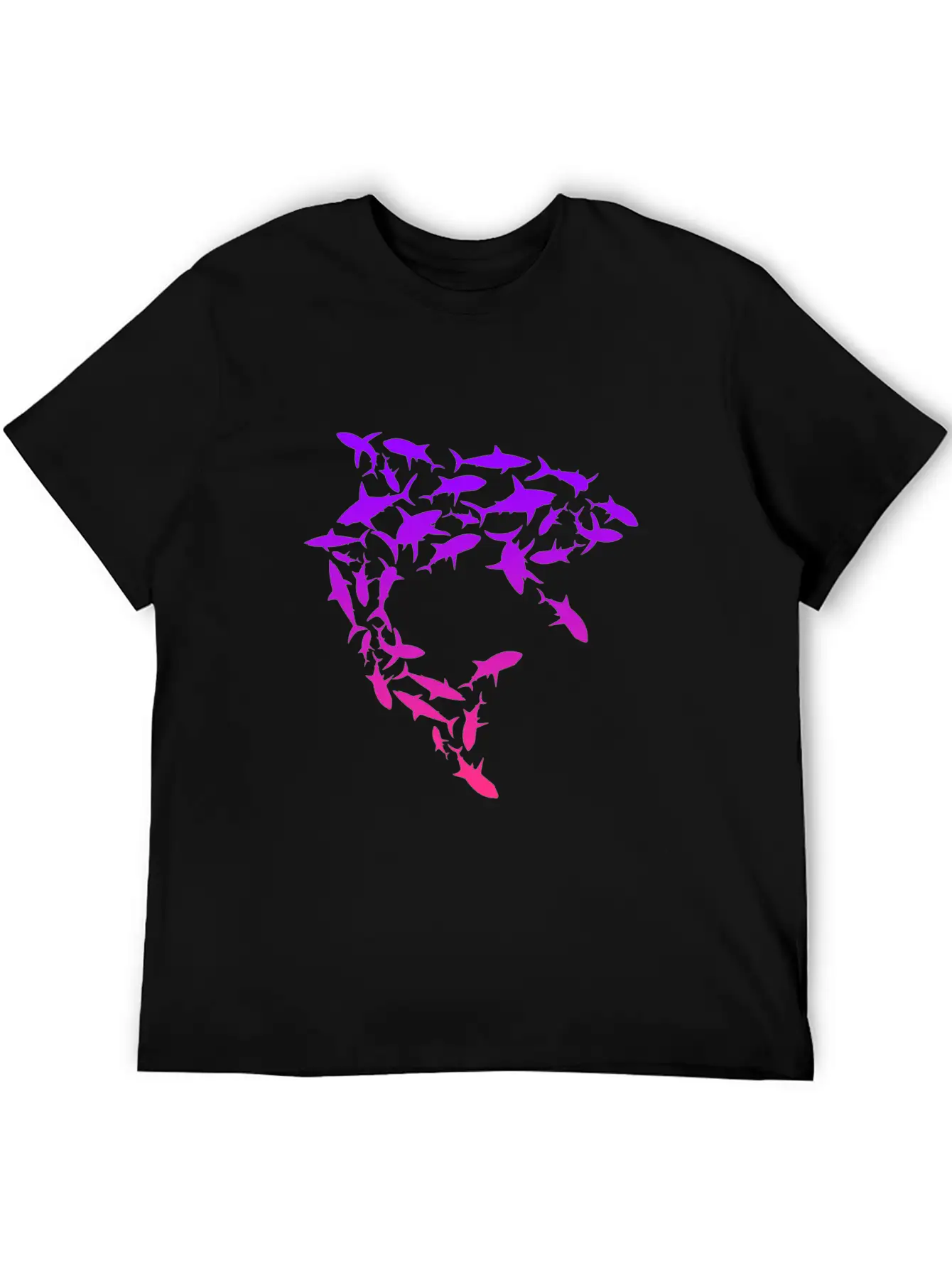 Shark Swarm Save The Sharks Lightweight Cotton T-Shirt – Daily Comfort Graphic Shirt