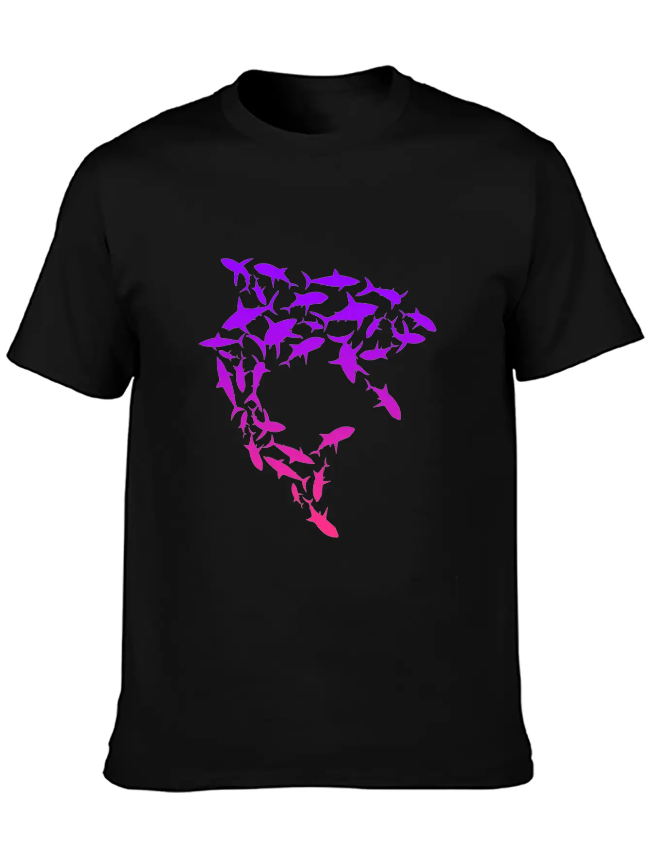 Shark Swarm Save The Sharks Lightweight Cotton T-Shirt – Daily Comfort Graphic Shirt