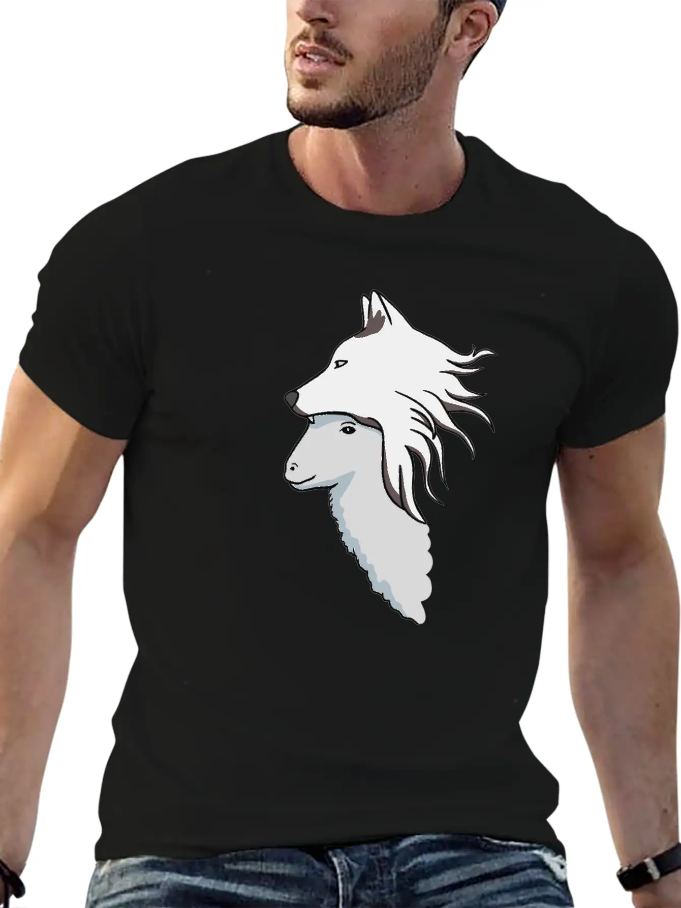 Sheep In Wolf Skin Lightweight Cotton T-Shirt – Daily Comfort Graphic Shirt