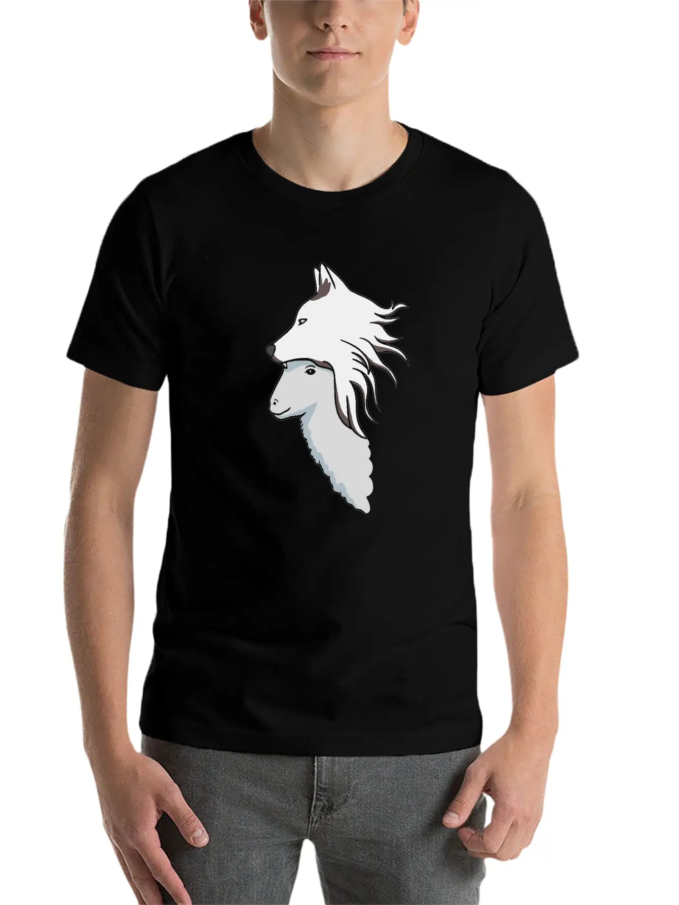 Sheep In Wolf Skin Lightweight Cotton T-Shirt – Daily Comfort Graphic Shirt