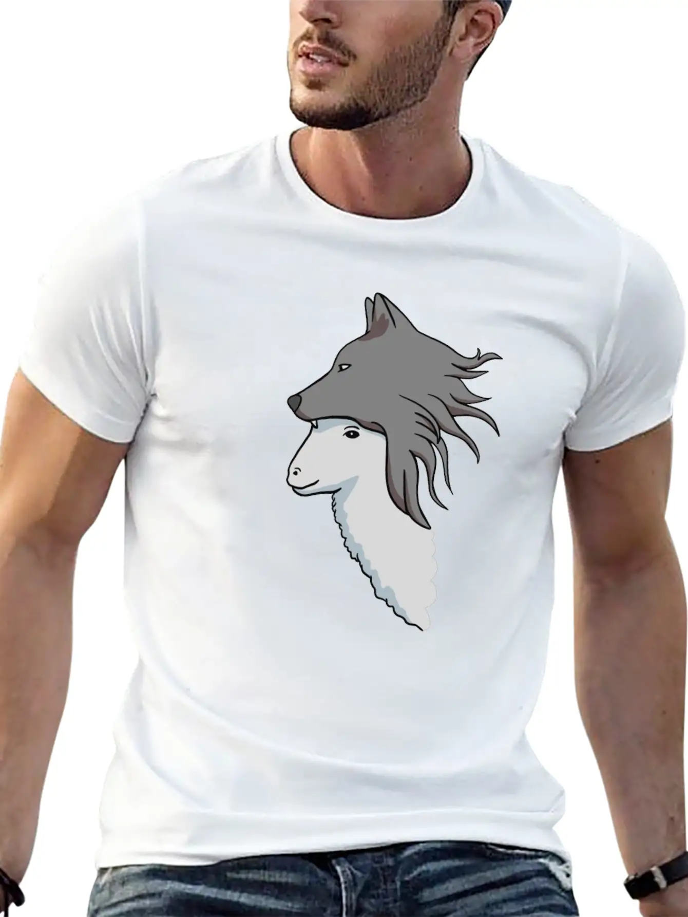 Sheep In Wolf Skin Lightweight Cotton T-Shirt – Daily Comfort Graphic Shirt