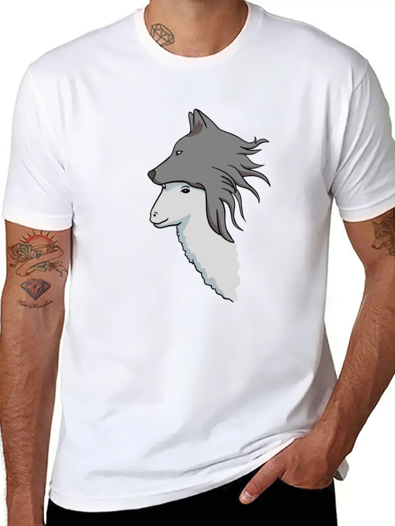 Sheep In Wolf Skin Lightweight Cotton T-Shirt – Daily Comfort Graphic Shirt
