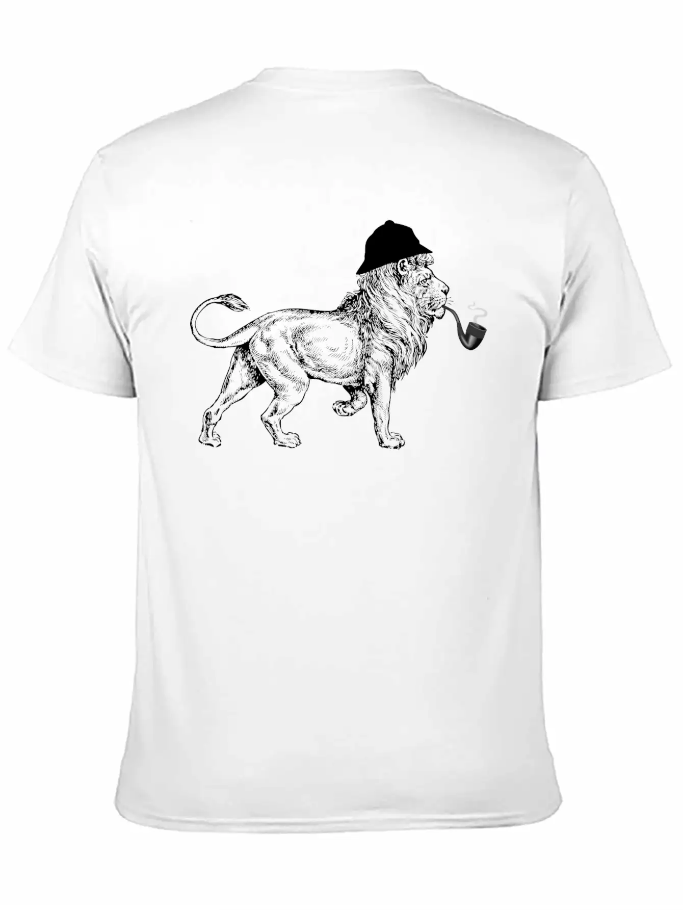 Sherlock Lion Lightweight Cotton T-Shirt – Daily Comfort Graphic Shirt