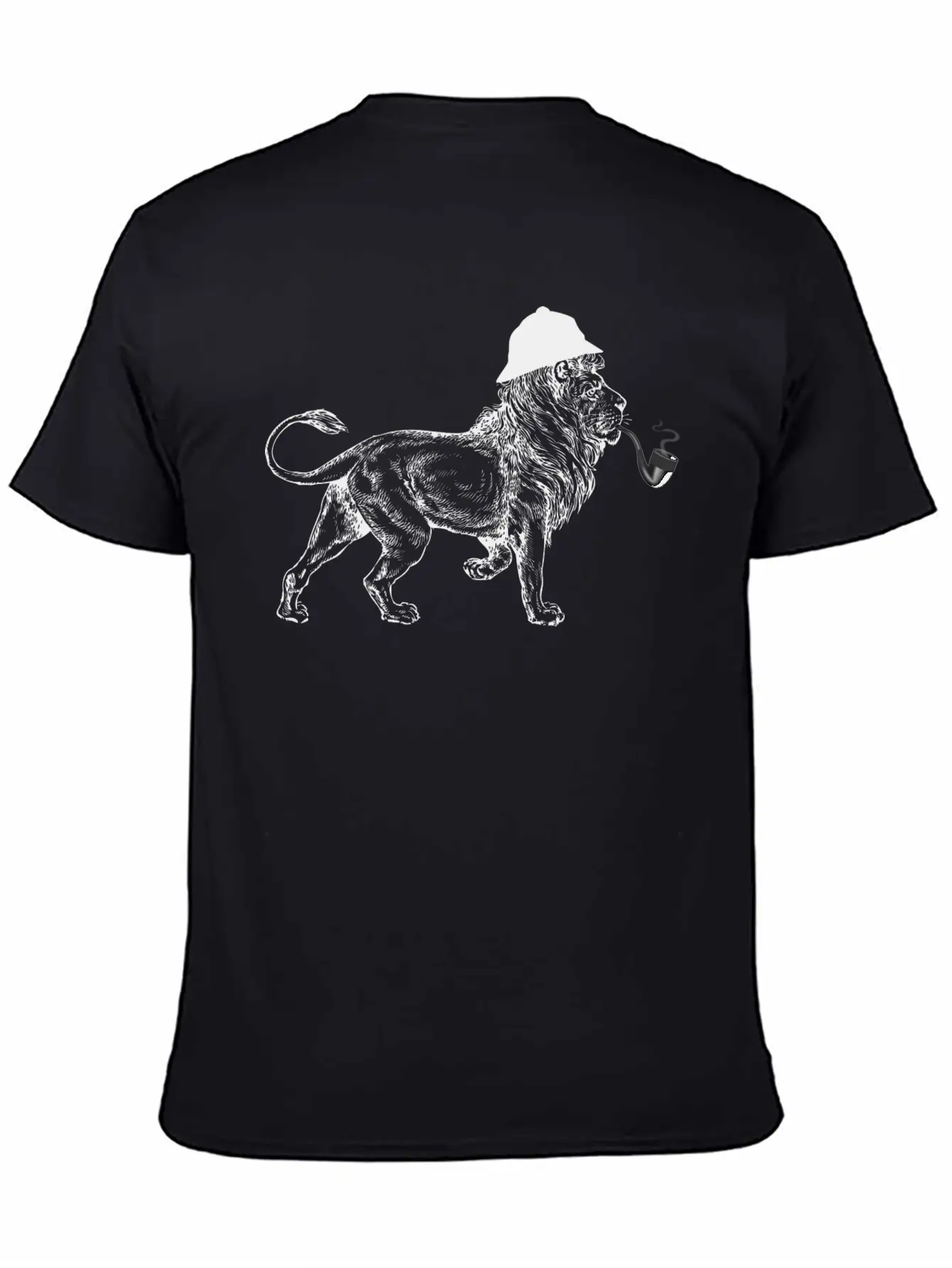 Sherlock Lion Lightweight Cotton T-Shirt – Daily Comfort Graphic Shirt