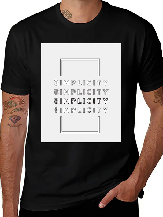 Simplicity Lightweight Cotton T-Shirt – Daily Comfort Graphic Shirt