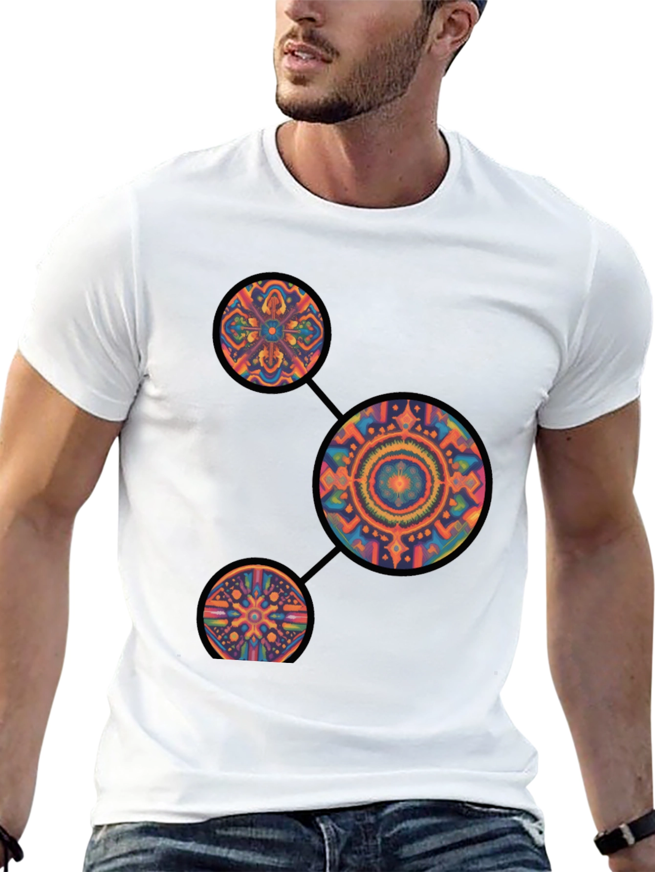 Psychedelic Mandala Graphic Tee