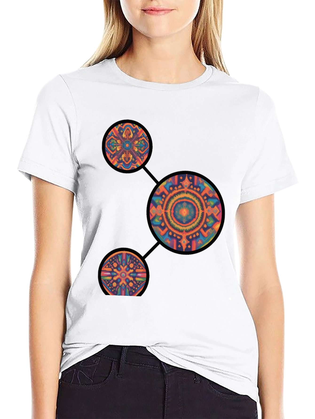 Psychedelic Mandala Graphic Tee