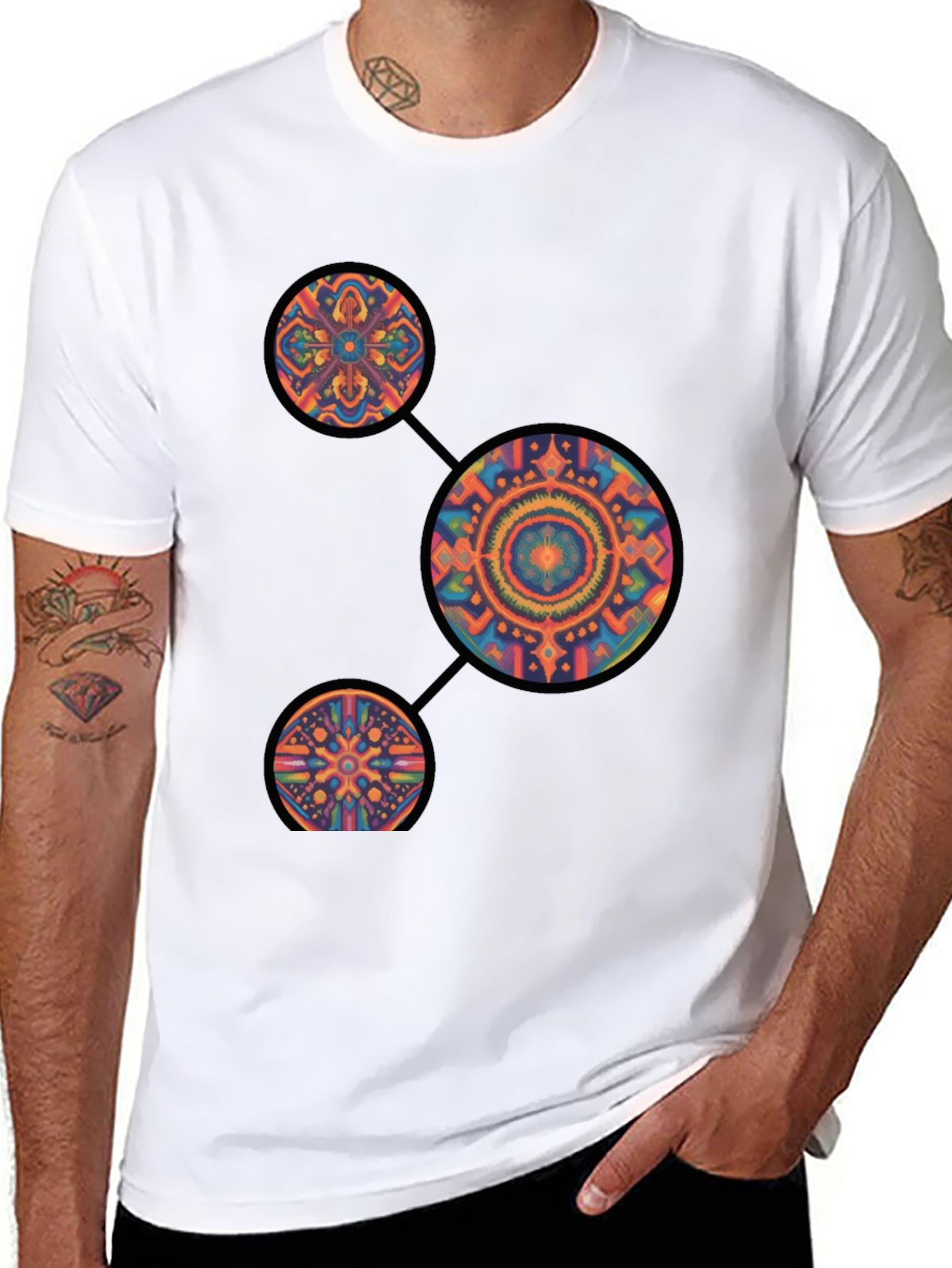 Psychedelic Mandala Graphic Tee